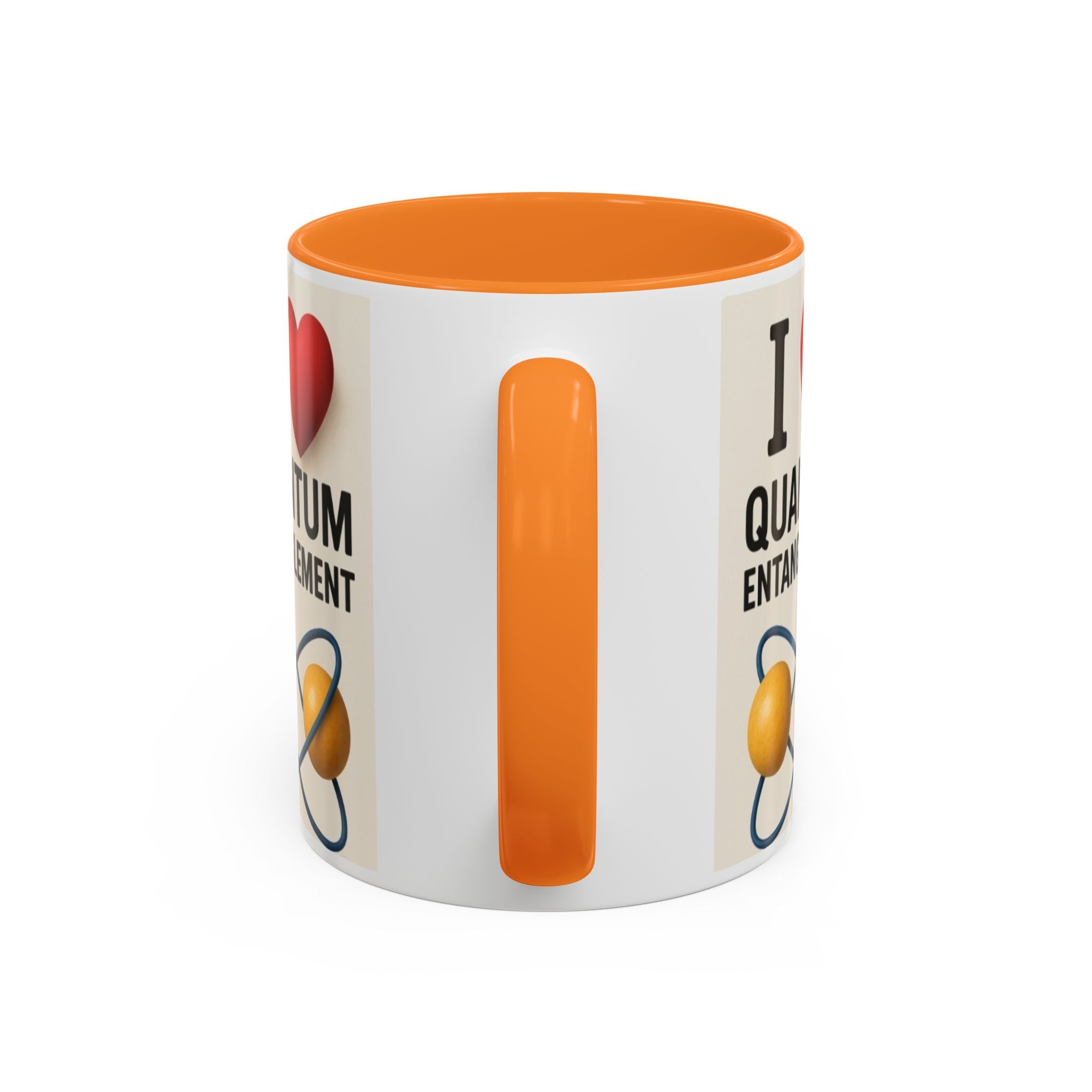 I Love Quantum Entanglement Mug – Science Nerd Coffee Mug