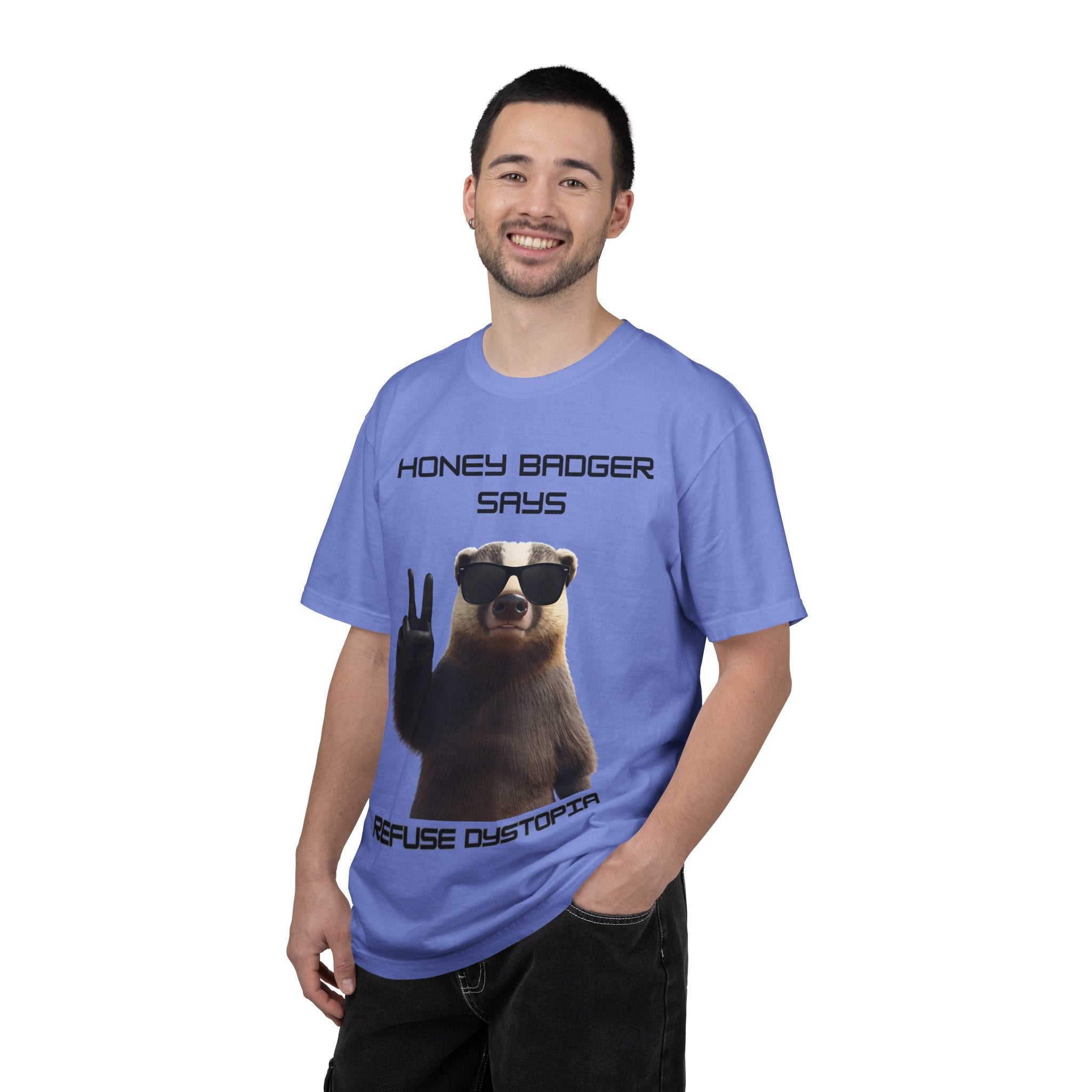 Honey Badger Refuse Dystopia T-Shirt
