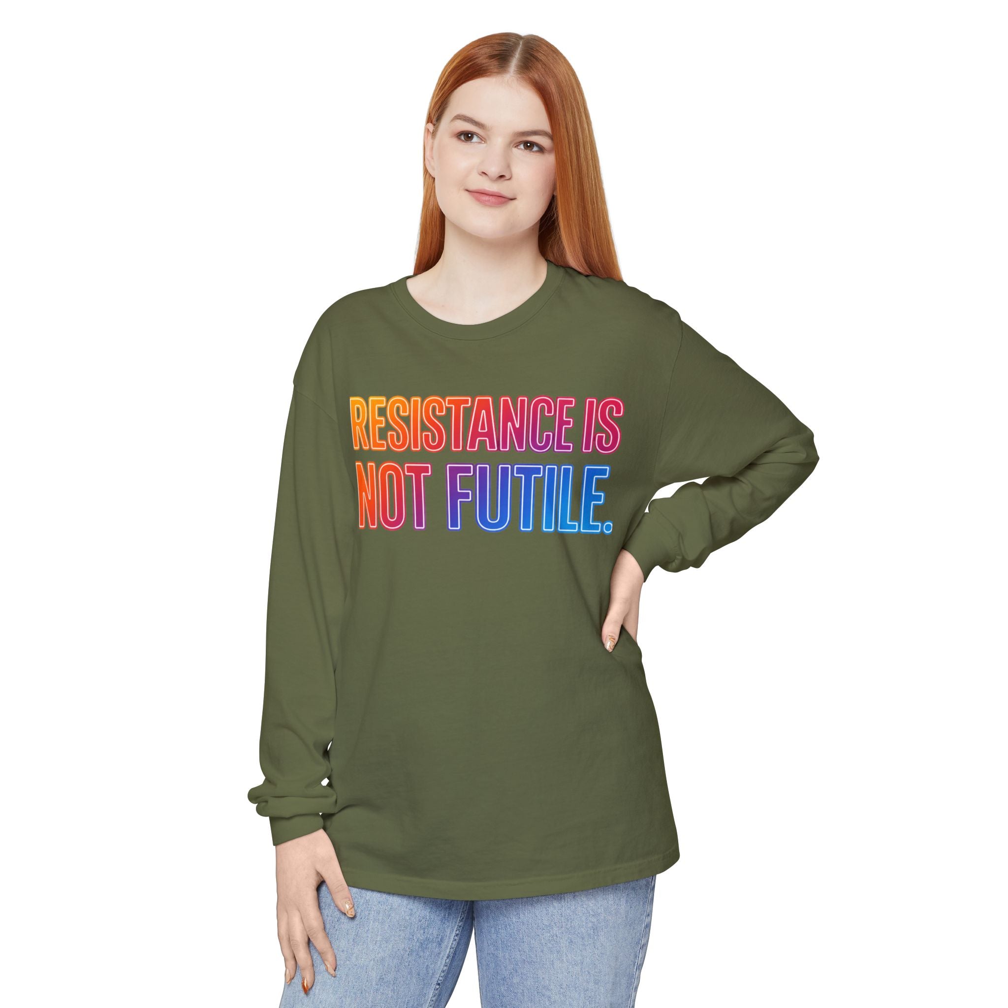 Resistance Is Not Futile Long Sleeve  Rally for Freedom Tee