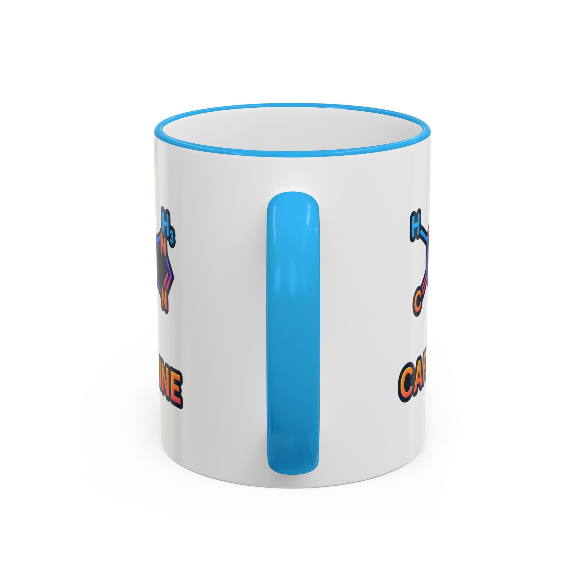 Caffeine Mug | Accent Rim & Handle 11oz 15oz