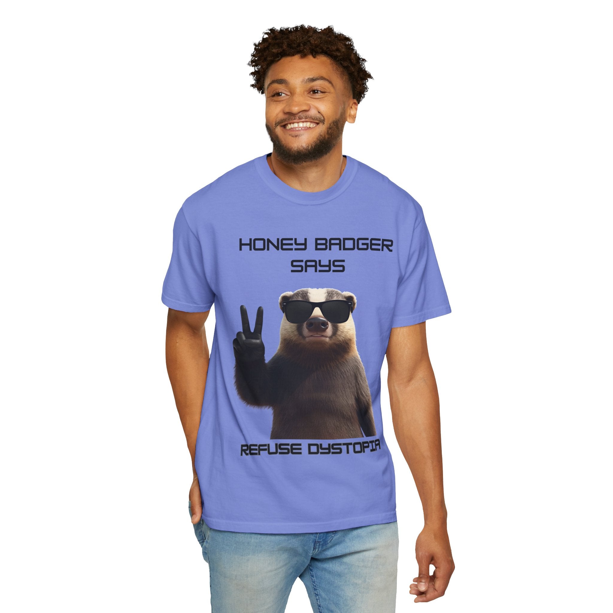 Honey Badger Refuse Dystopia T-Shirt
