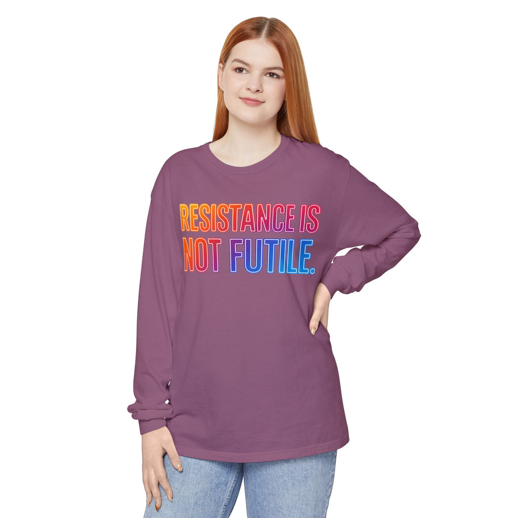 Resistance Is Not Futile Long Sleeve  Rally for Freedom Tee