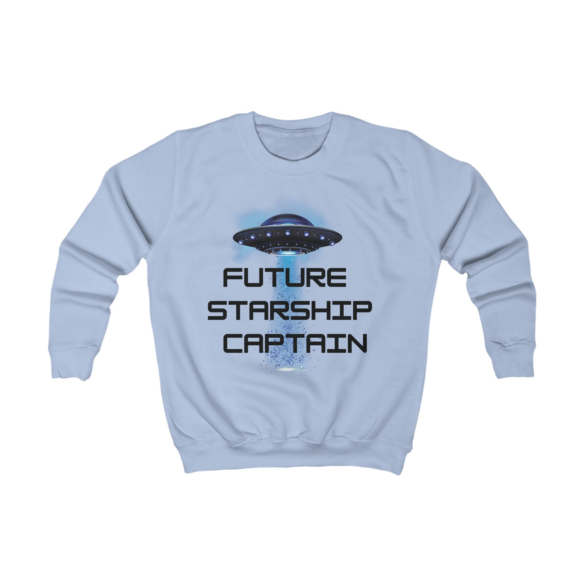 Future Starship Captain kids sweatshirt, Space-Themed Apparel