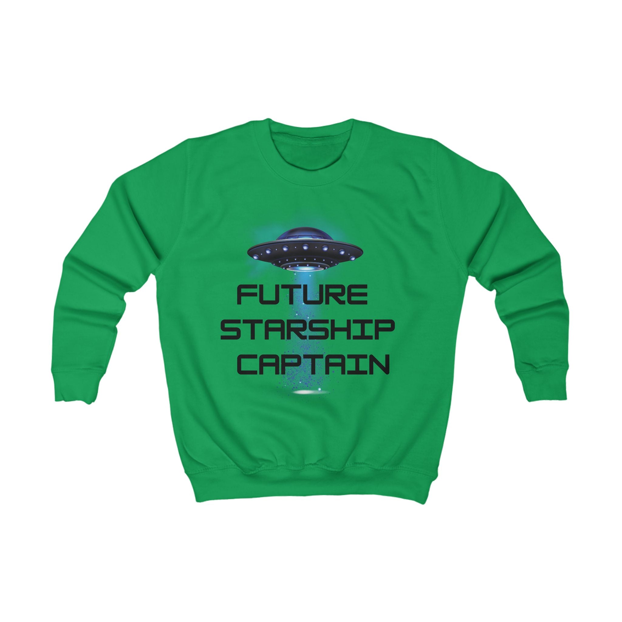 Future Starship Captain kids sweatshirt, Space-Themed Apparel