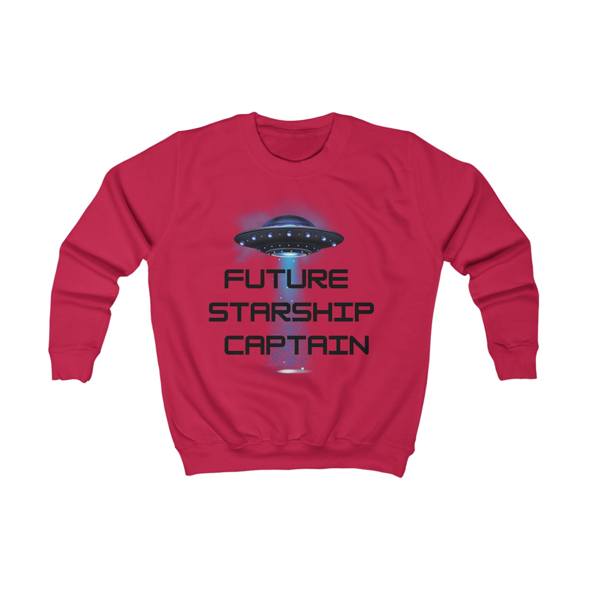 Future Starship Captain kids sweatshirt, Space-Themed Apparel