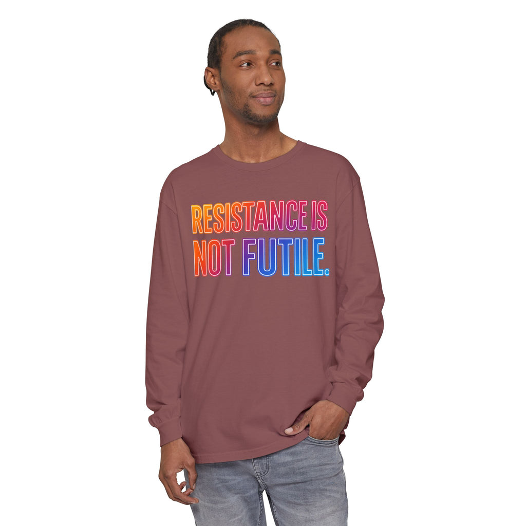Resistance Is Not Futile Long Sleeve  Rally for Freedom Tee