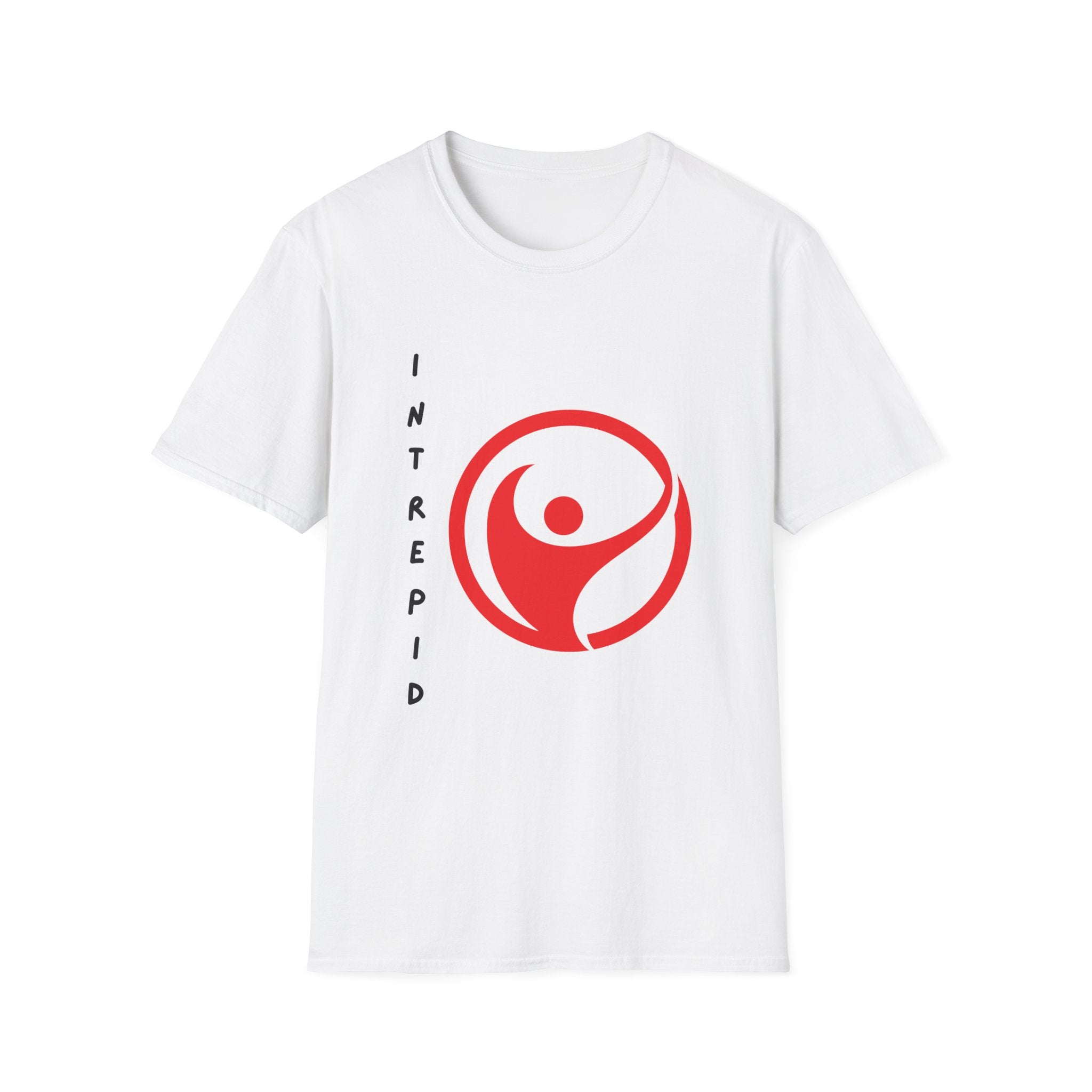 Intrepid Red Human Emblem T-Shirt | Empowerment Logo Tee