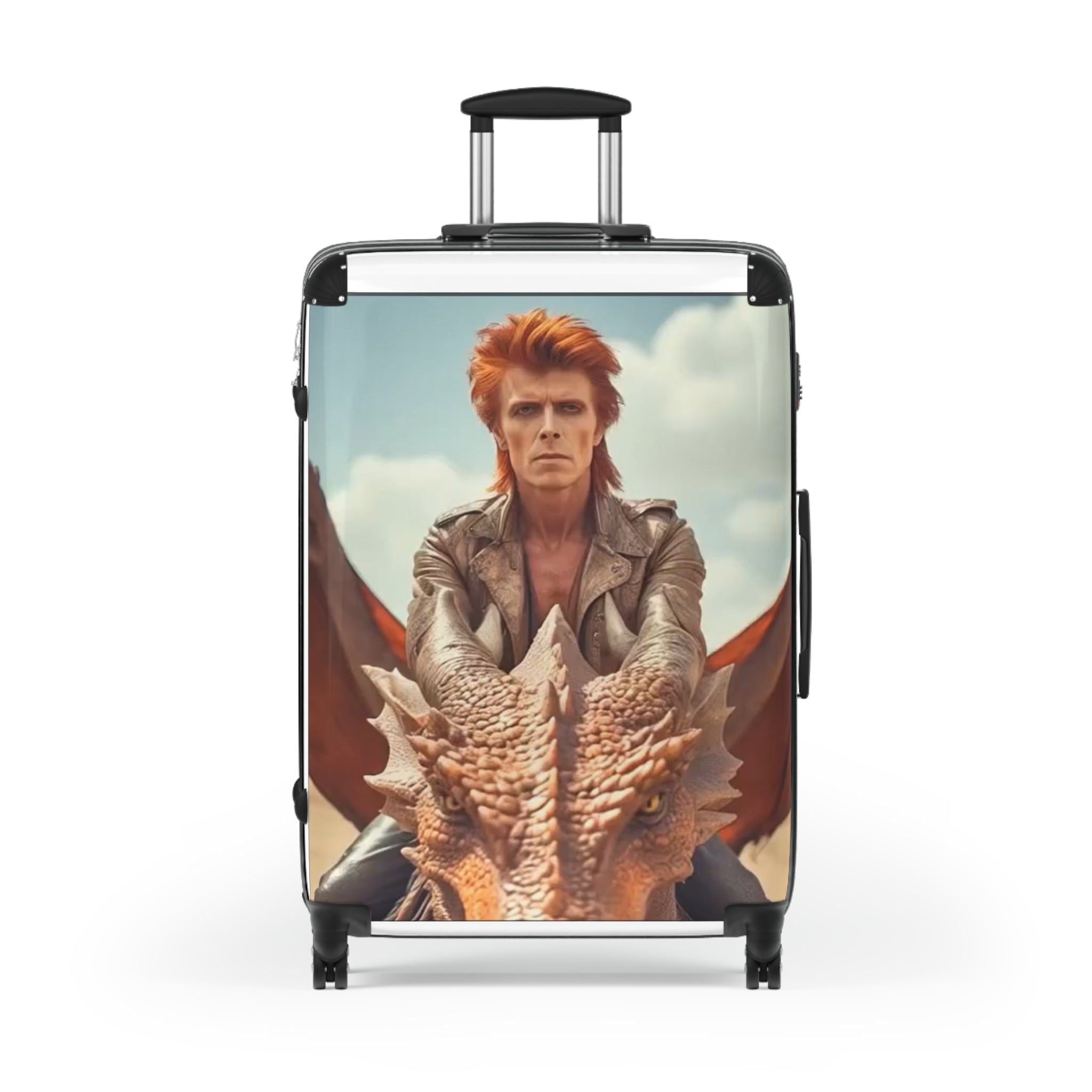 Fantasy-Themed Suitcase for Travelers, Unique Luggage for Adventure Lovers, Baggage for Cosplay, Dragon Travel Case, Carry-On for Creatives