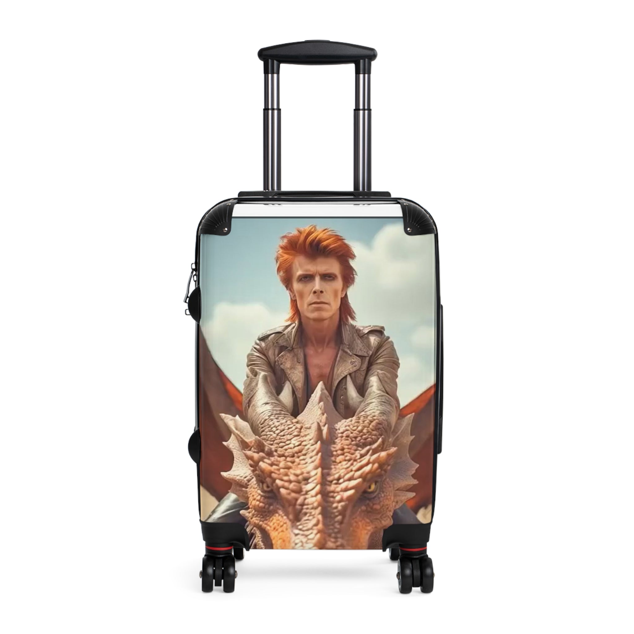Fantasy-Themed Suitcase for Travelers, Unique Luggage for Adventure Lovers, Baggage for Cosplay, Dragon Travel Case, Carry-On for Creatives