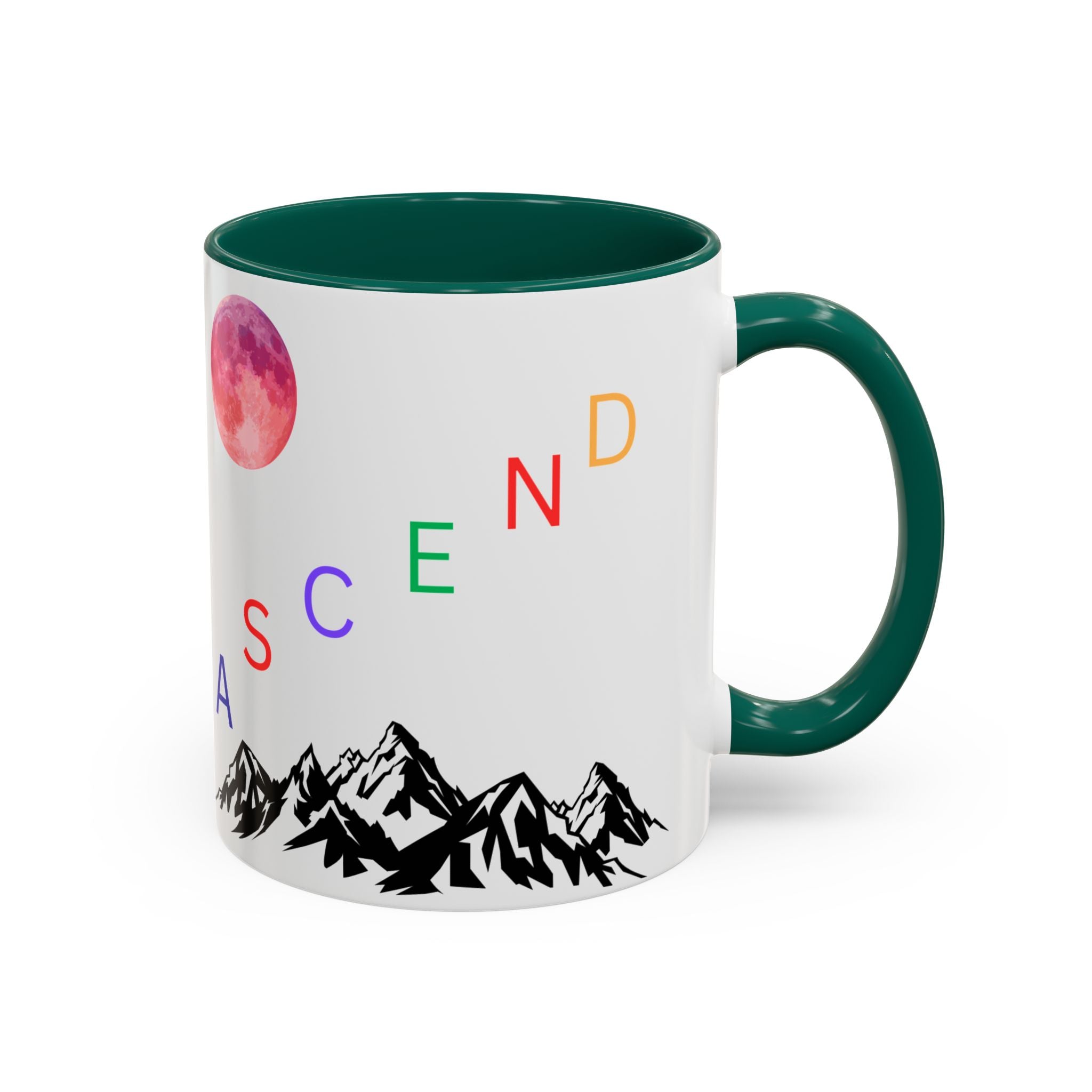 Ascend the Mountain Moon Ceramic Mug