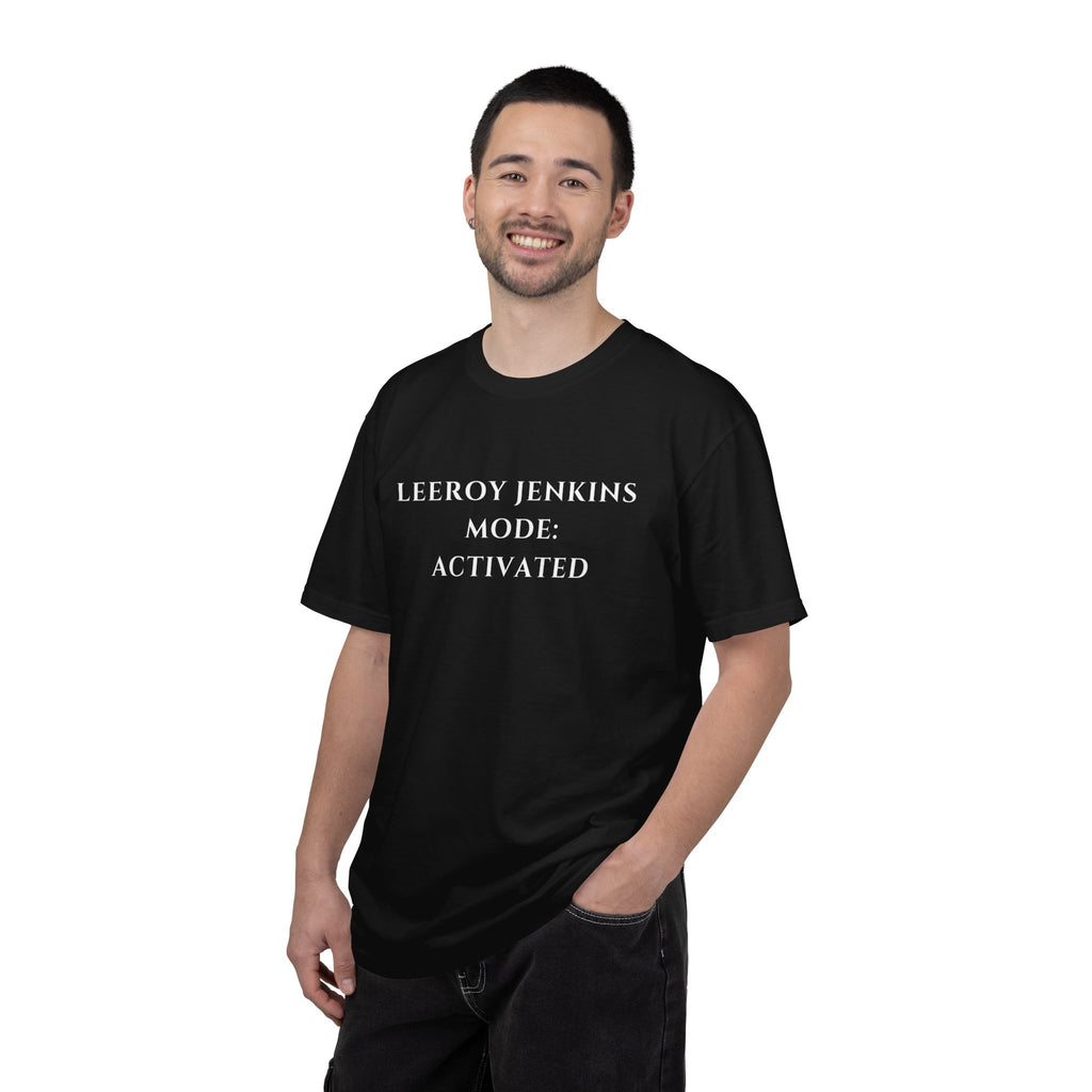 Leeroy Jenkins Mode Activated T-shirt | Funny Gaming Quote Comfort Colors Tee