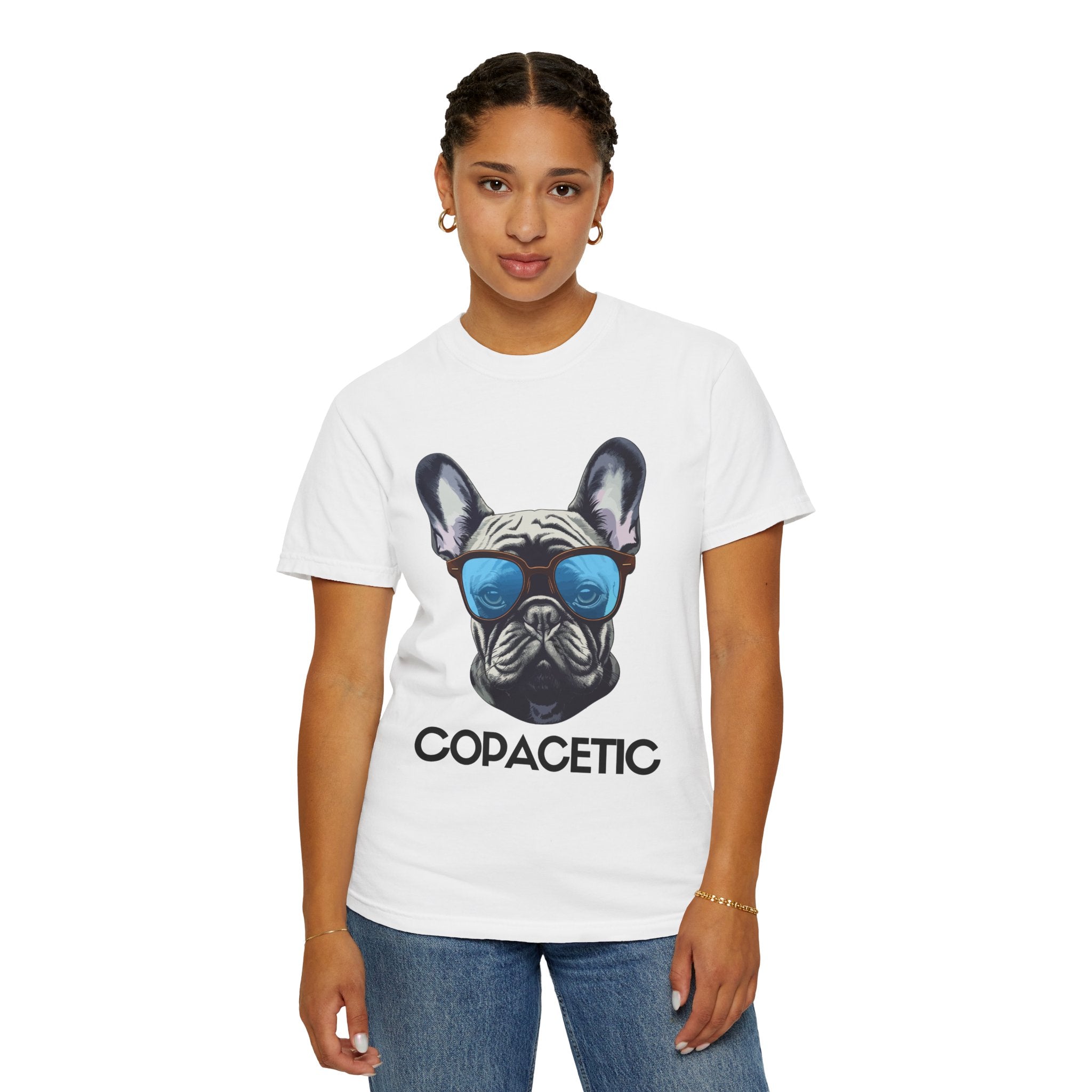 Copacetic French Bulldog T-Shirt, Fun Pet Tee, Gift for Dog Lovers, Unisex Graphic Shirt, Cool Casual Wear, Summer Essential
