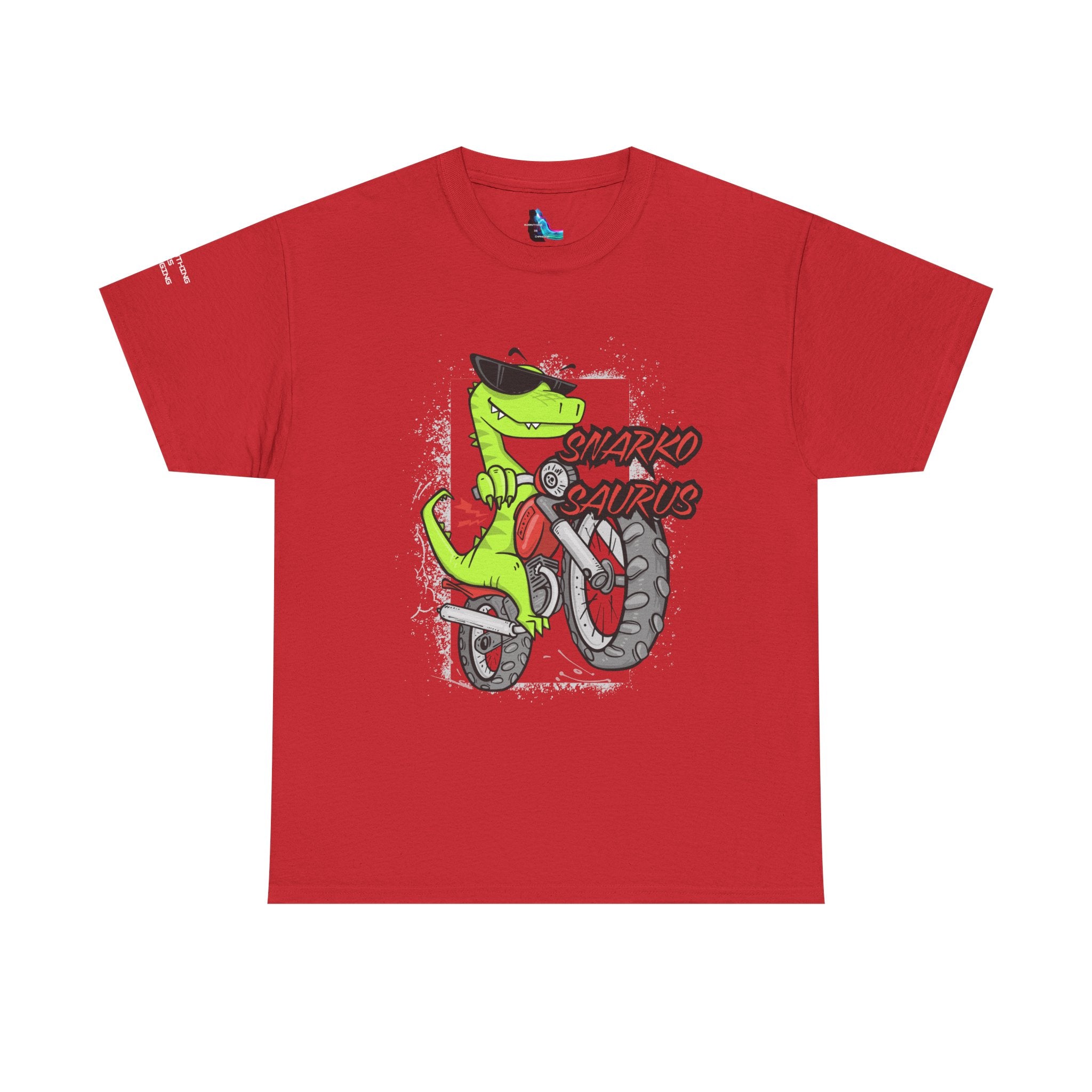 Snarkosaurus Cool Graphic Tee for Dinosaur Lovers | Unisex Heavy Cotton Tee