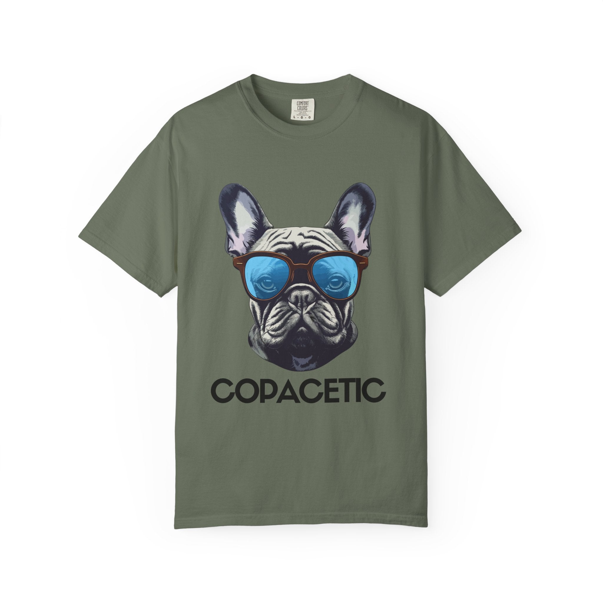 Copacetic French Bulldog T-Shirt, Fun Pet Tee, Gift for Dog Lovers, Unisex Graphic Shirt, Cool Casual Wear, Summer Essential