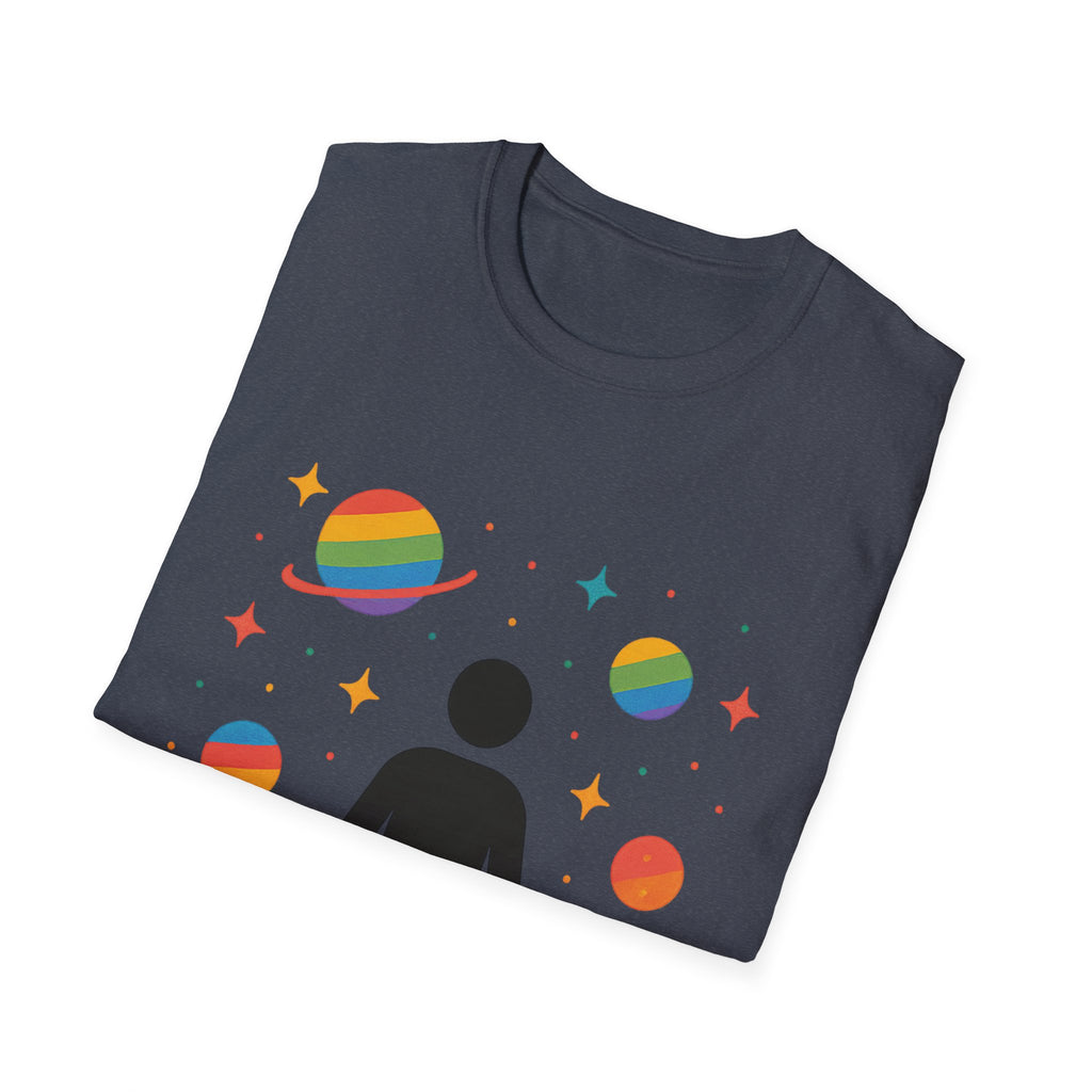 Cosmic Vibe Unisex T-Shirt - Space, Pride, Galaxy,