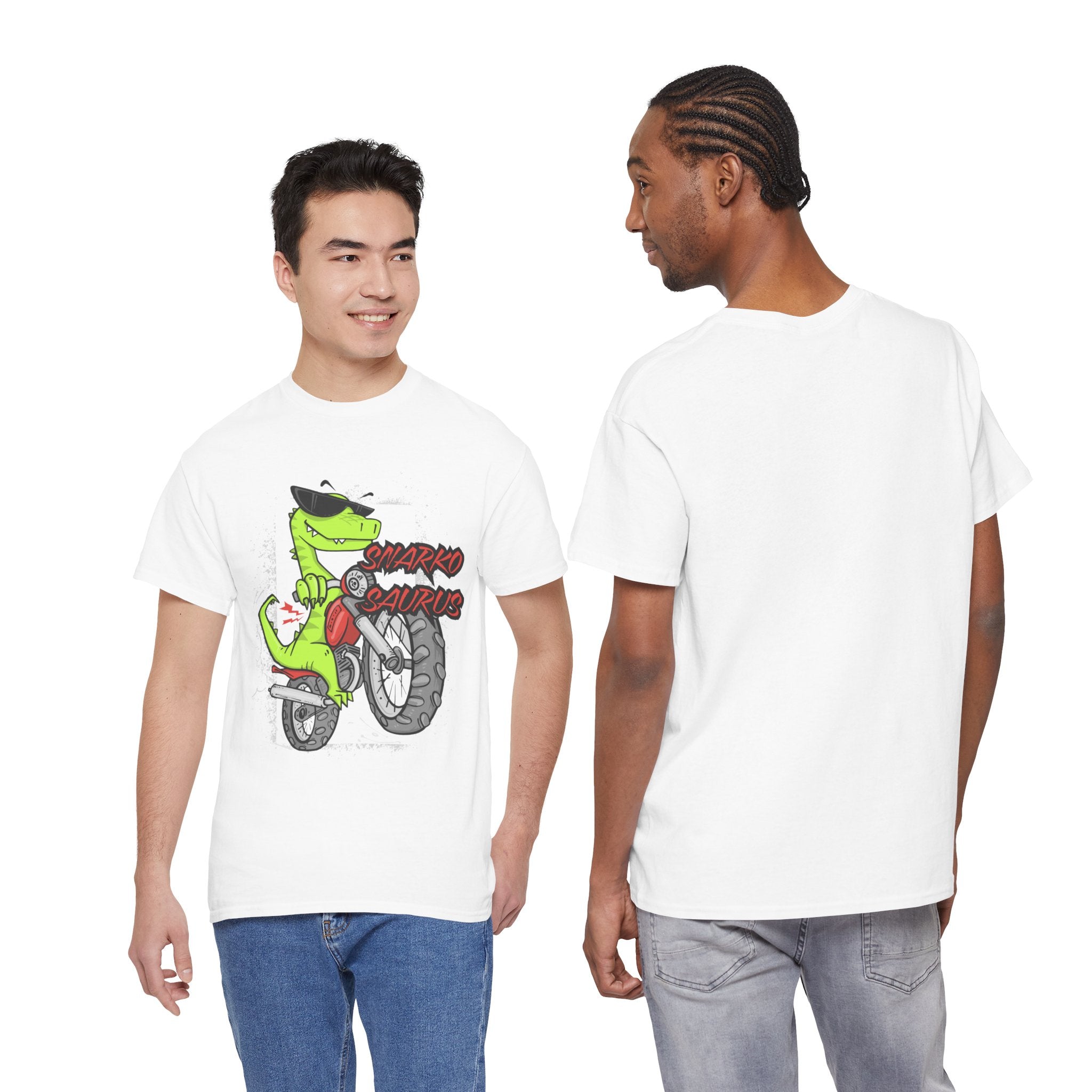 Snarkosaurus Cool Graphic Tee for Dinosaur Lovers | Unisex Heavy Cotton Tee