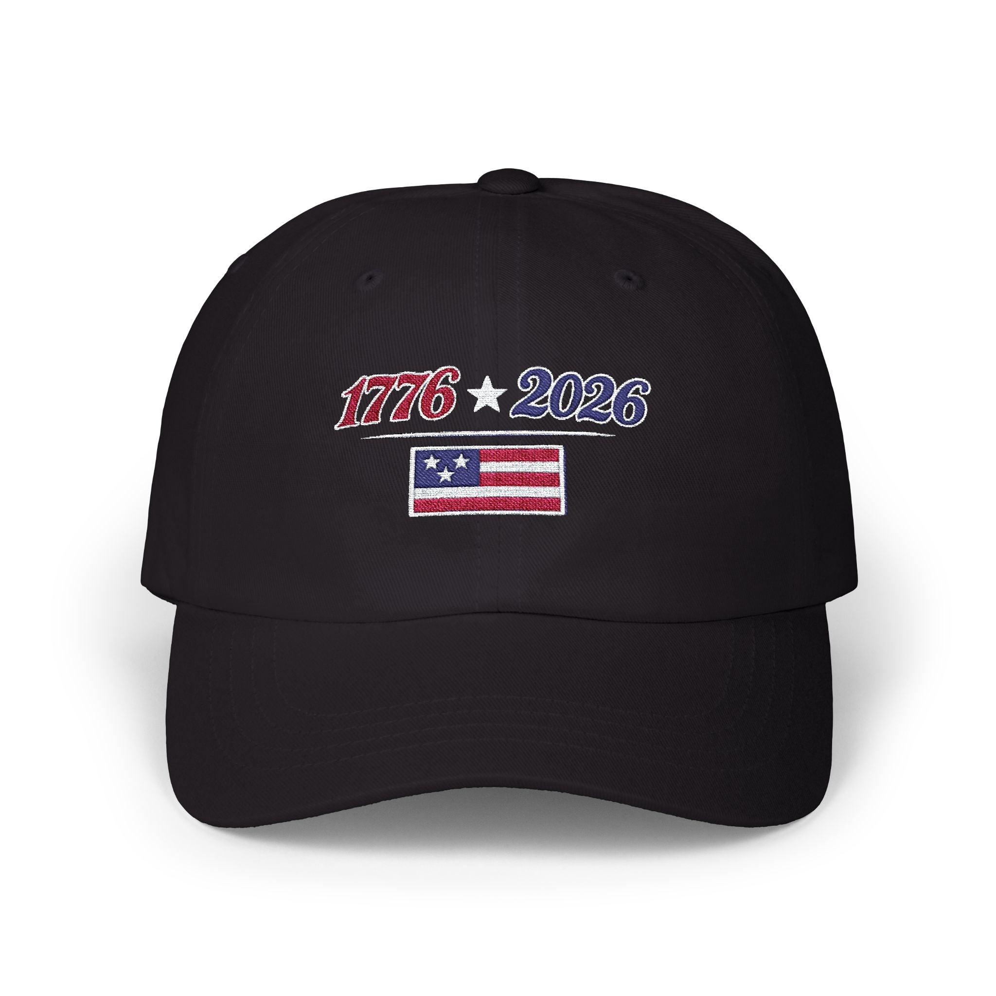 1776 2026 Flag Dad Cap Embroidered Patriotic Birthday Baseball Hat