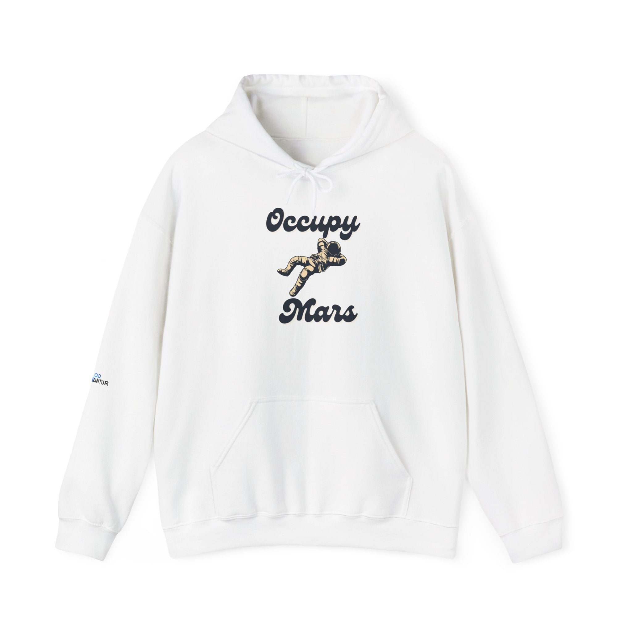 Occupy Mars Casual Statement Hoodie -, Unisex Sweatshirt