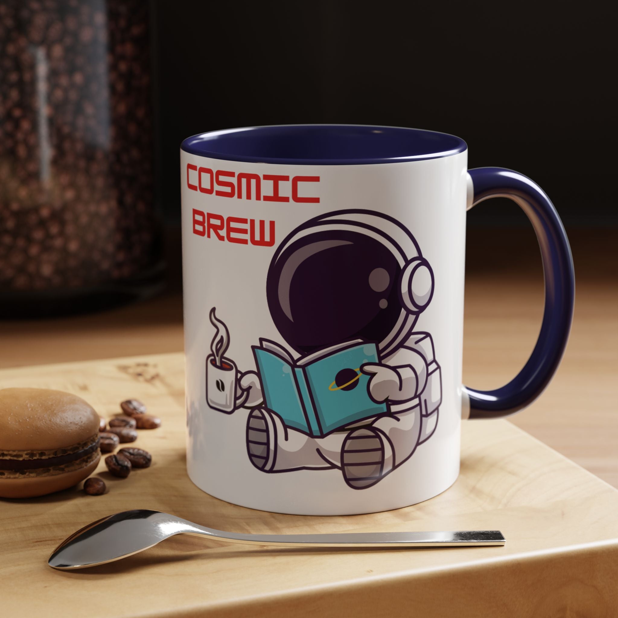 Cosmic Brew Astronaut Coffee Mug | Accent Ceramic Mug