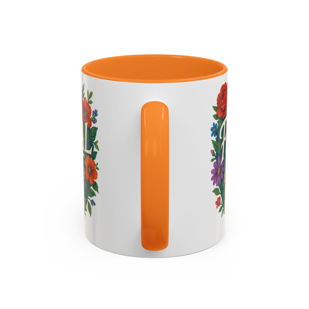 Feral Approach at Your Own Risk Mug | Floral Illustration, Ceramic Coffee Cup
