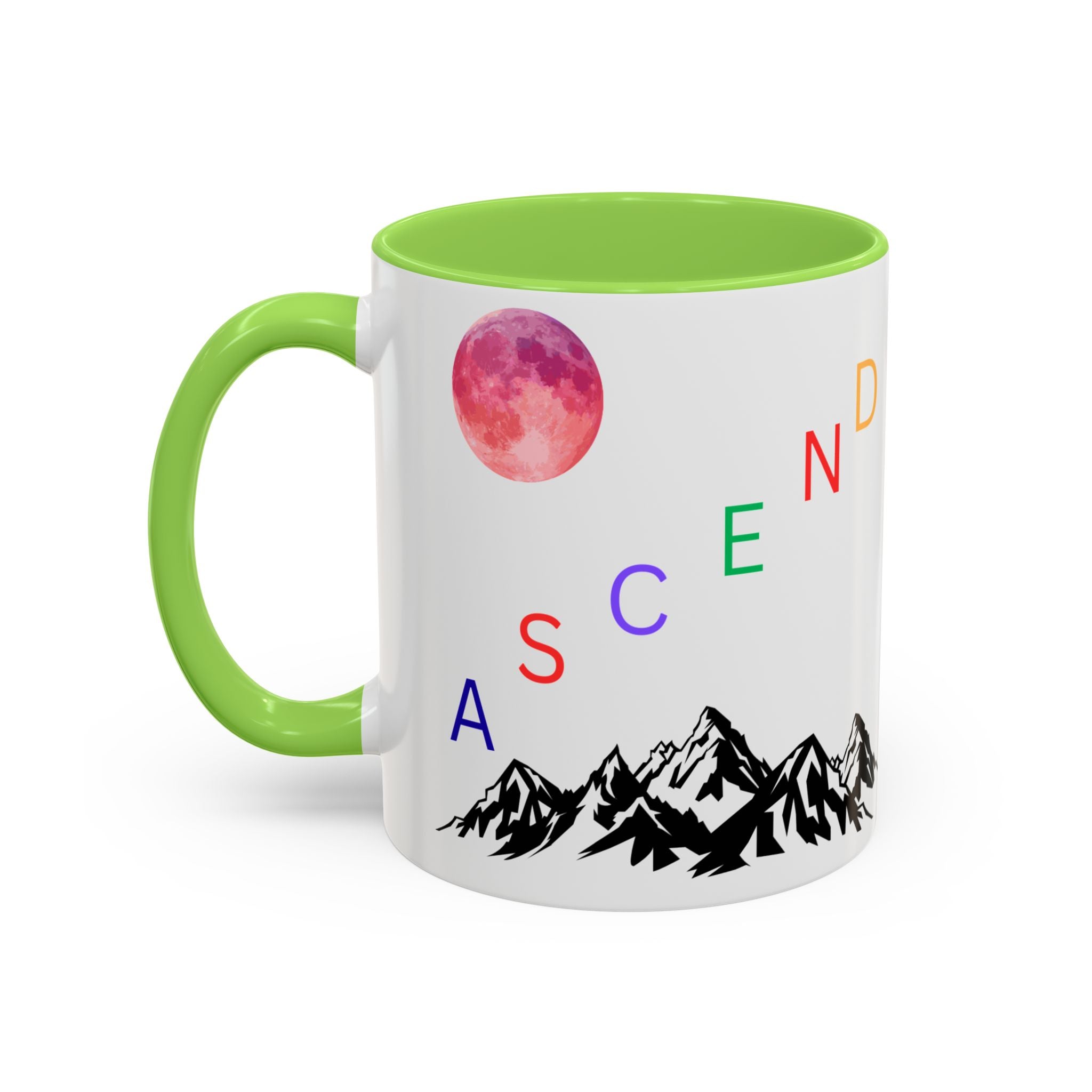 Ascend the Mountain Moon Ceramic Mug