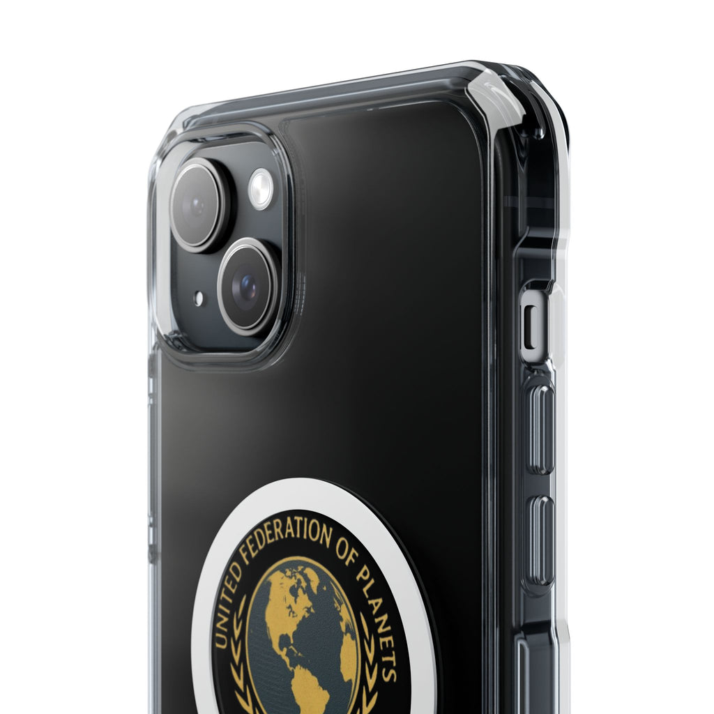 United Federation of Planets Earth Logo Magnetic Clear Case | Phone Case