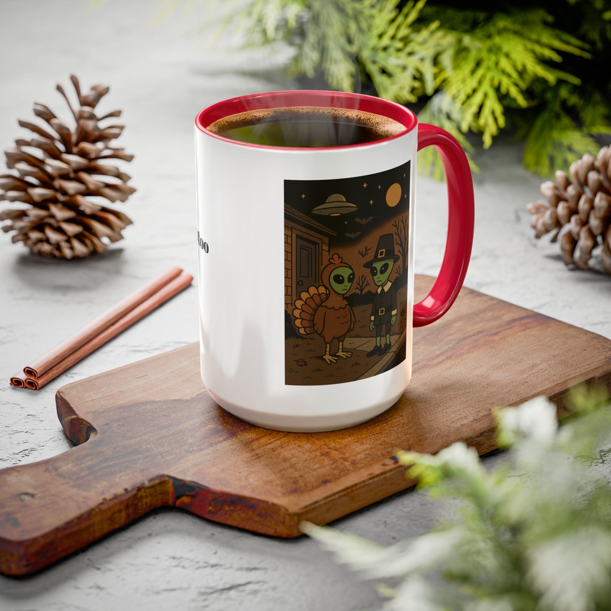 Whimsical Alien-themed Mugs, I'm grateful for you too