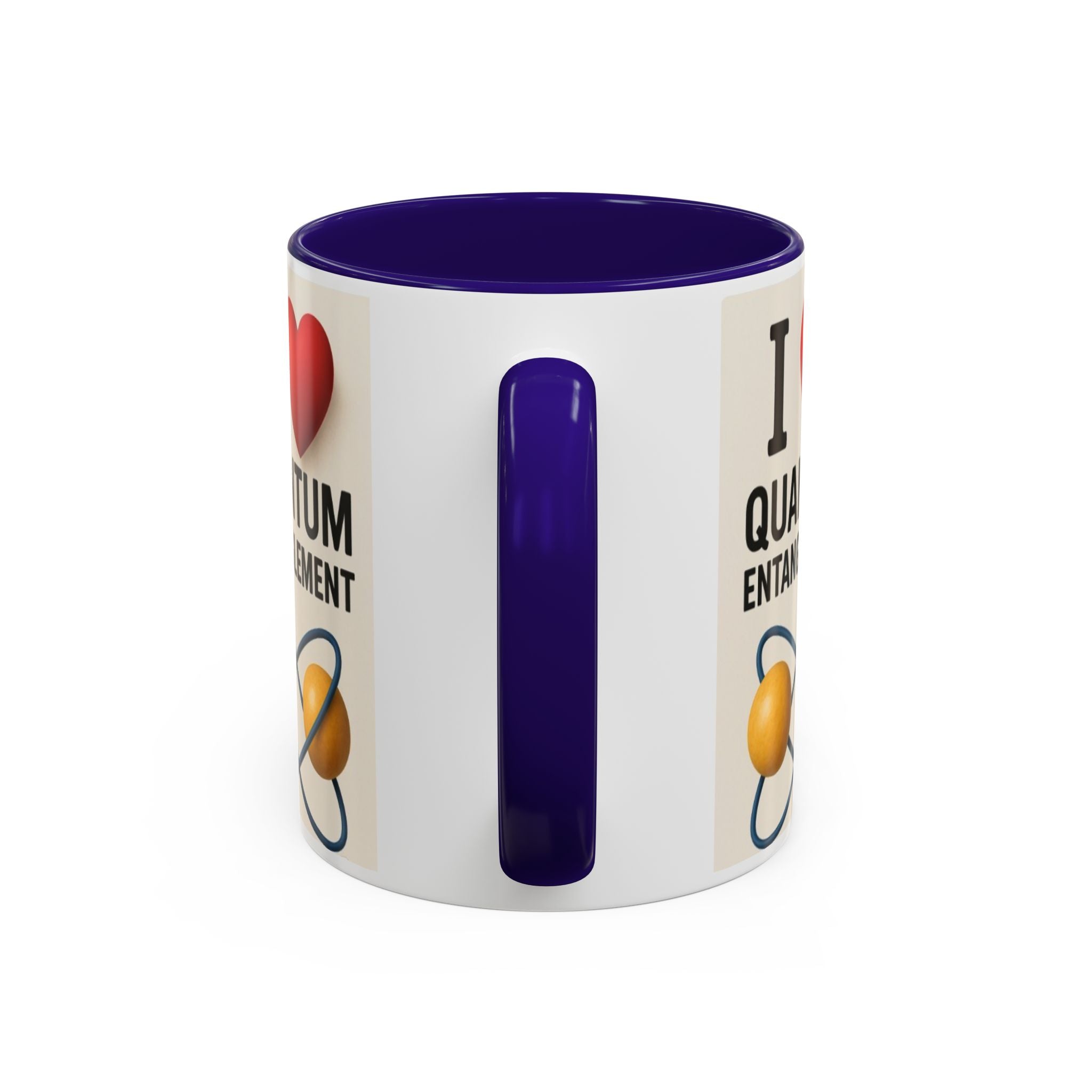I Love Quantum Entanglement Mug – Science Nerd Coffee Mug