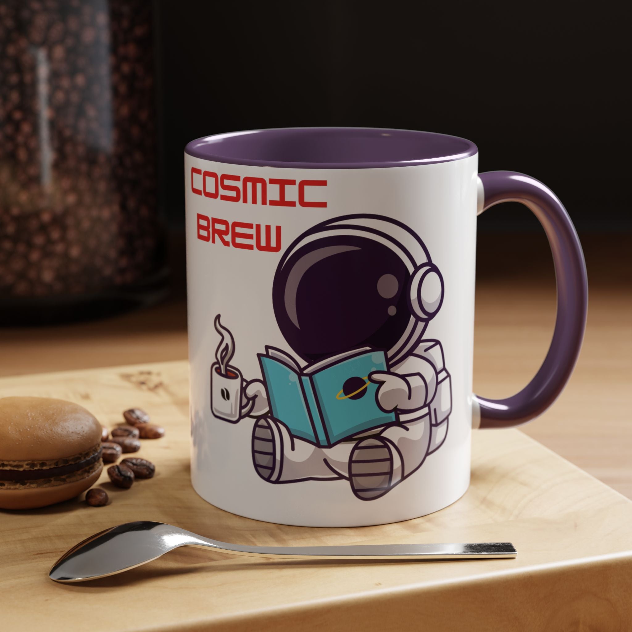 Cosmic Brew Astronaut Coffee Mug | Accent Ceramic Mug