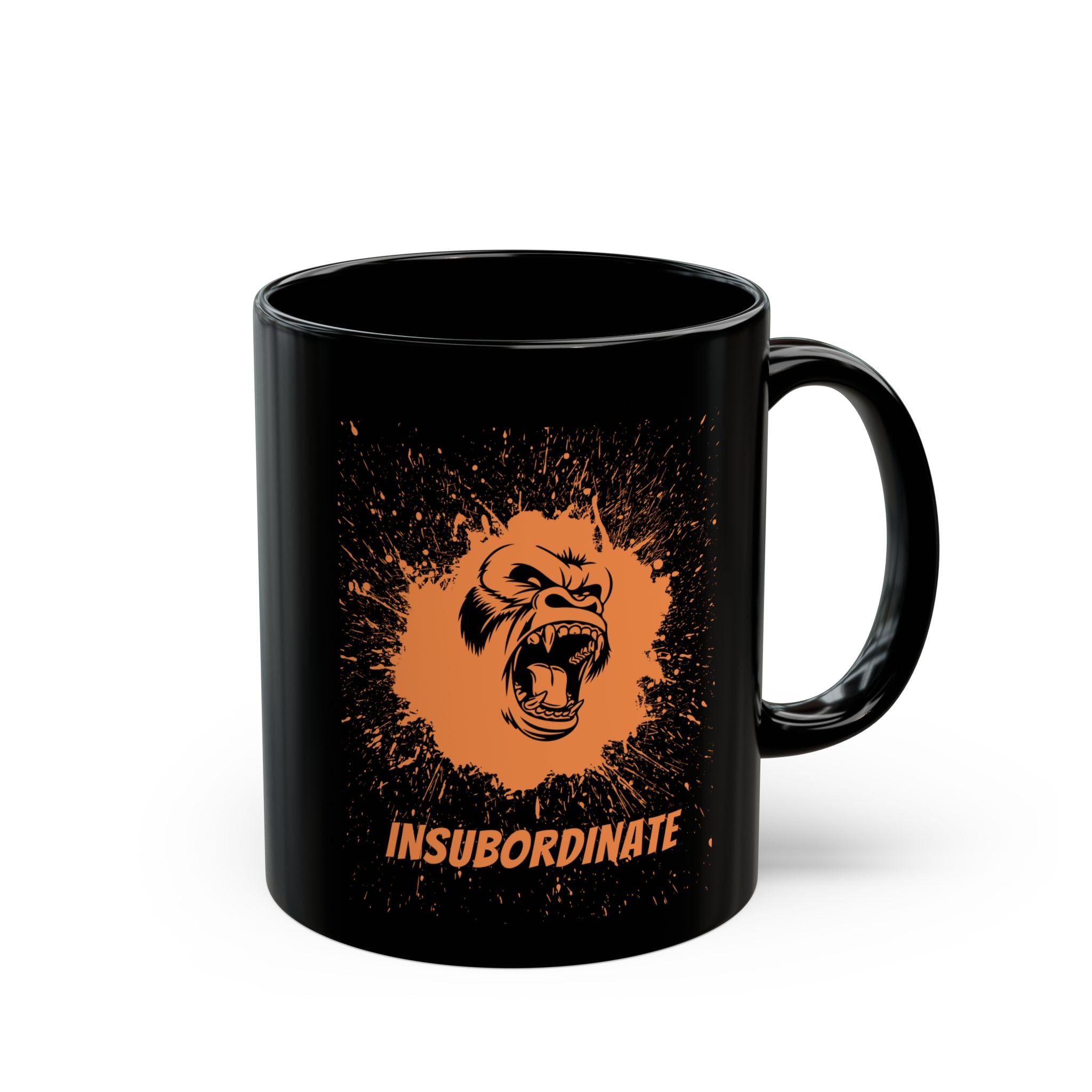 Insubordinate Black Mug,