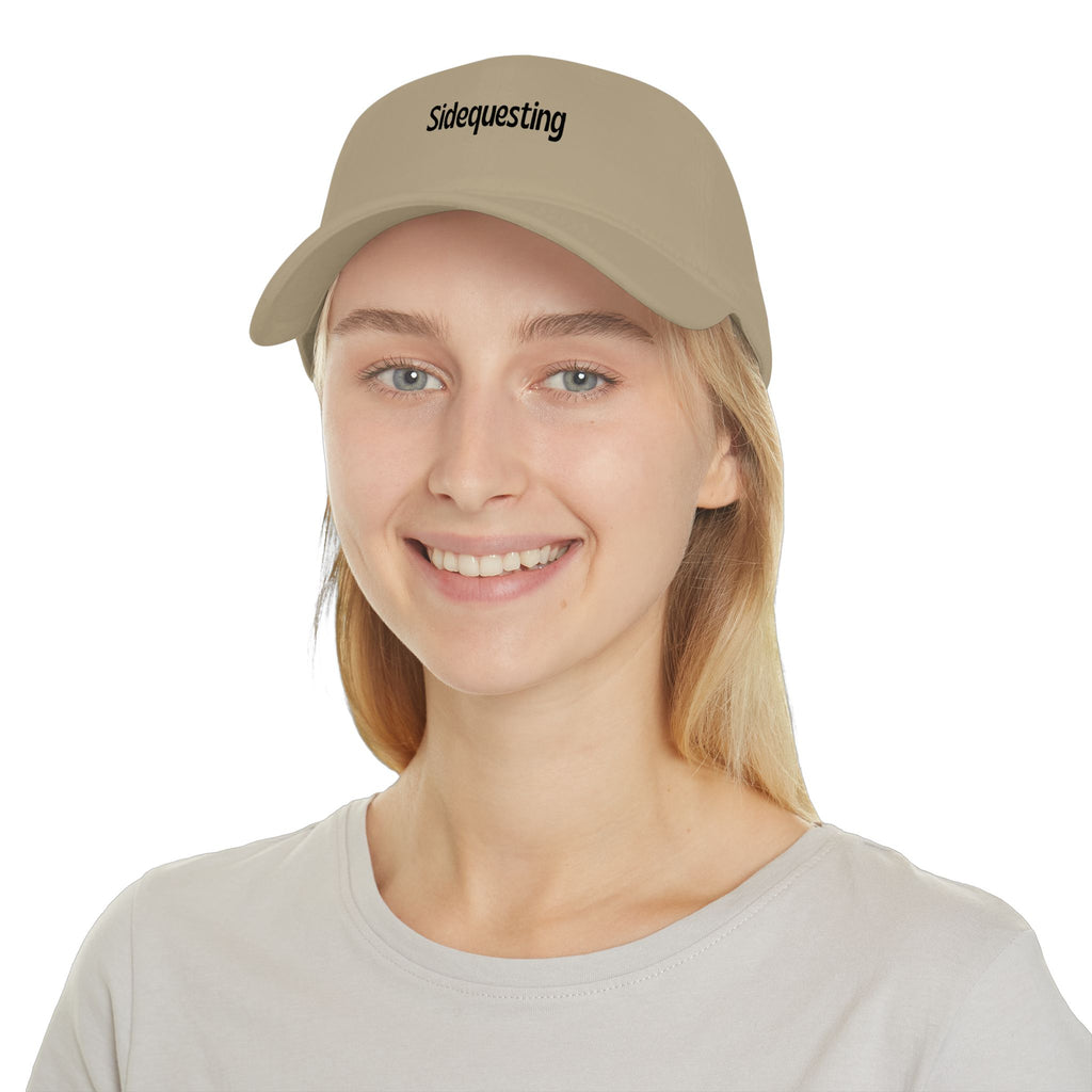 Sidequesting Baseball Cap — Low Profile Embroidered Dad Hat for Gamers