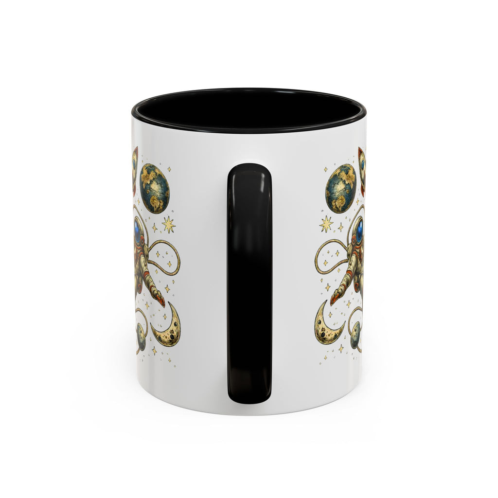 Astronaut in Space Coffee Mug | Rocket Planets Solar System