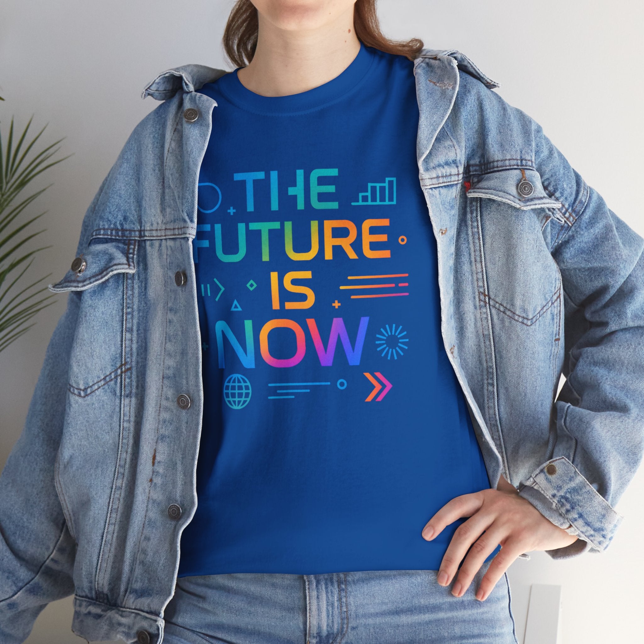 The Future Is Now T-Shirt — Inspirational Tech Graphic Tee
