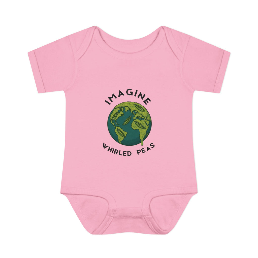 Imagine Whirled Peas Whimsical Baby Onesie