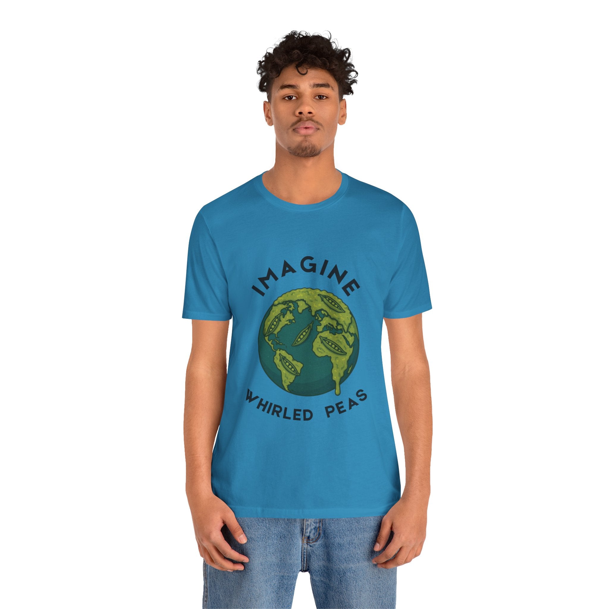 Imagine Whirled Peas Short Sleeve Tee, Eco-Friendly T-Shirt