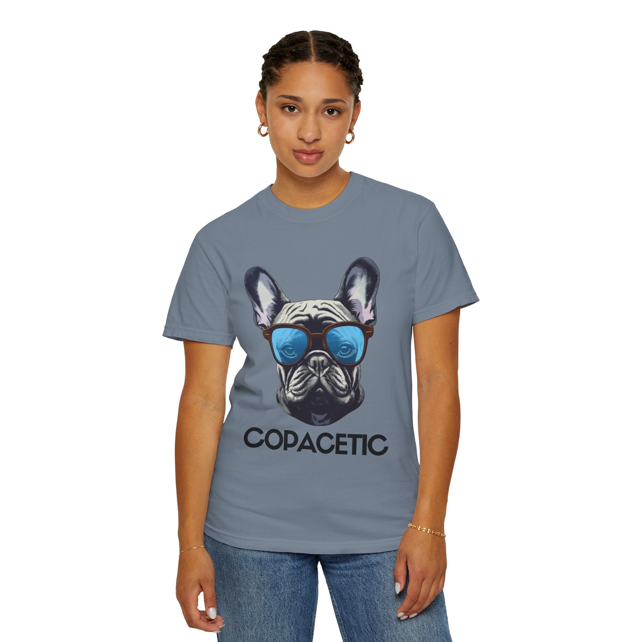 Copacetic French Bulldog T-Shirt, Fun Pet Tee, Gift for Dog Lovers, Unisex Graphic Shirt, Cool Casual Wear, Summer Essential