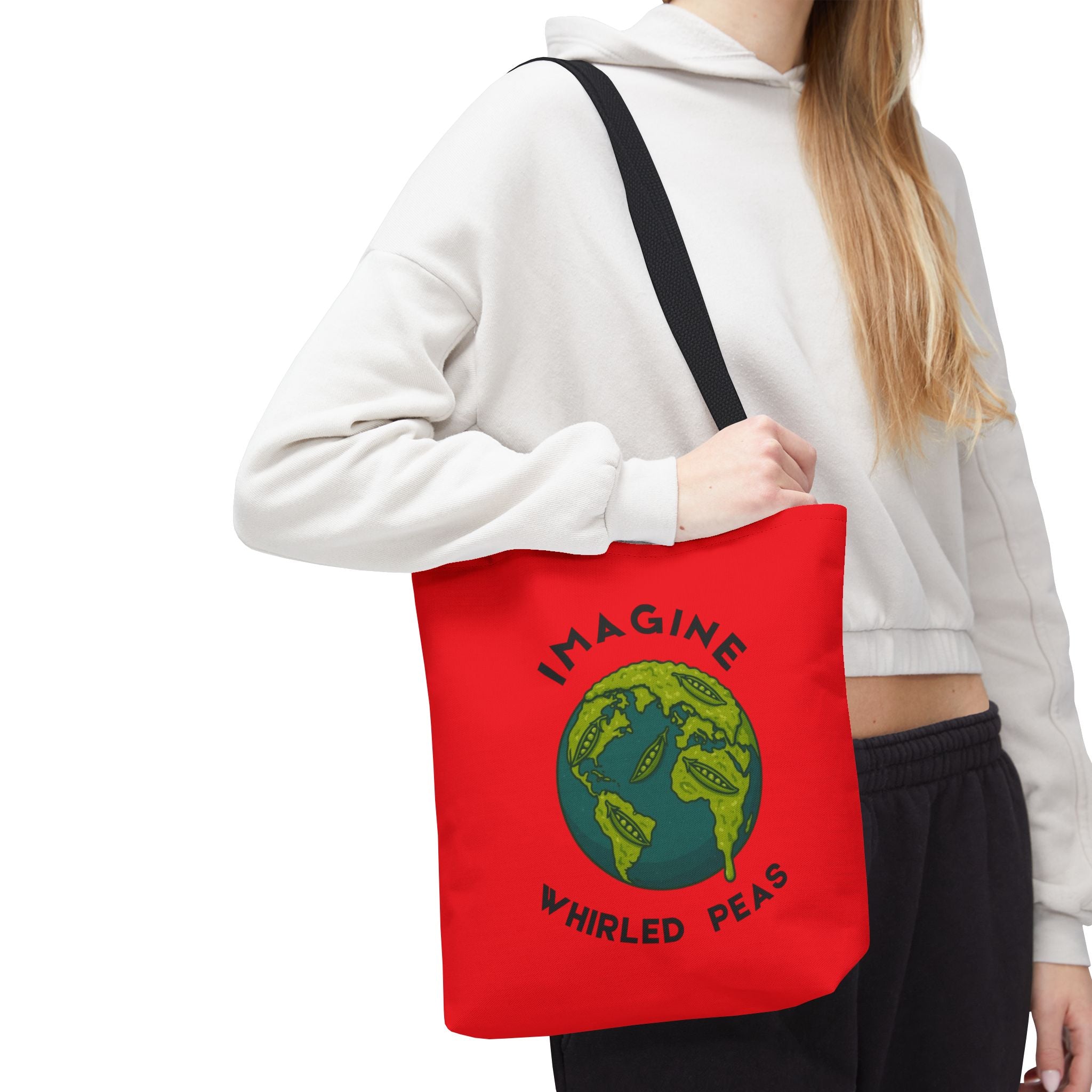 Imagine Whirled Peas Eco-Friendly Tote Bag