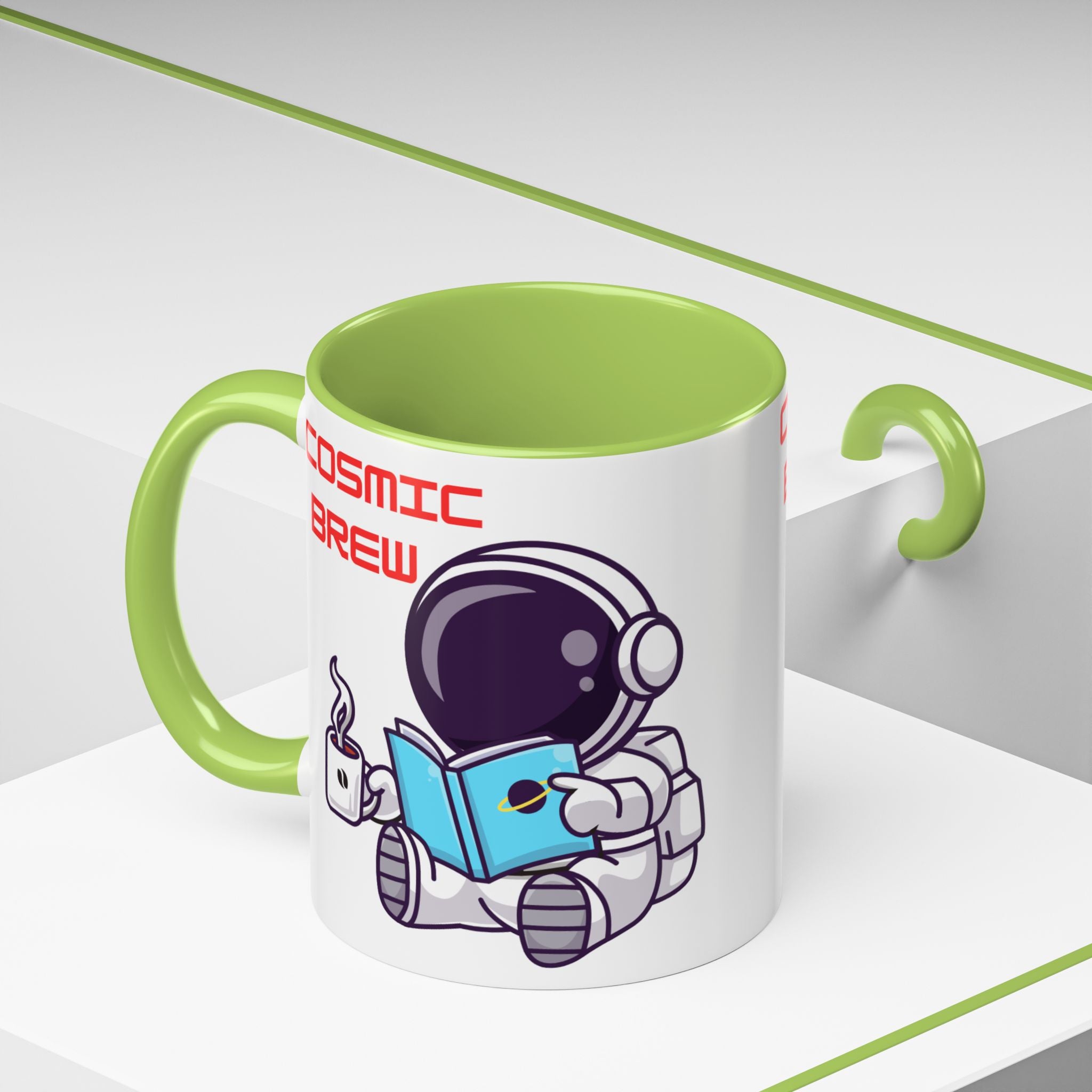 Cosmic Brew Astronaut Coffee Mug | Accent Ceramic Mug