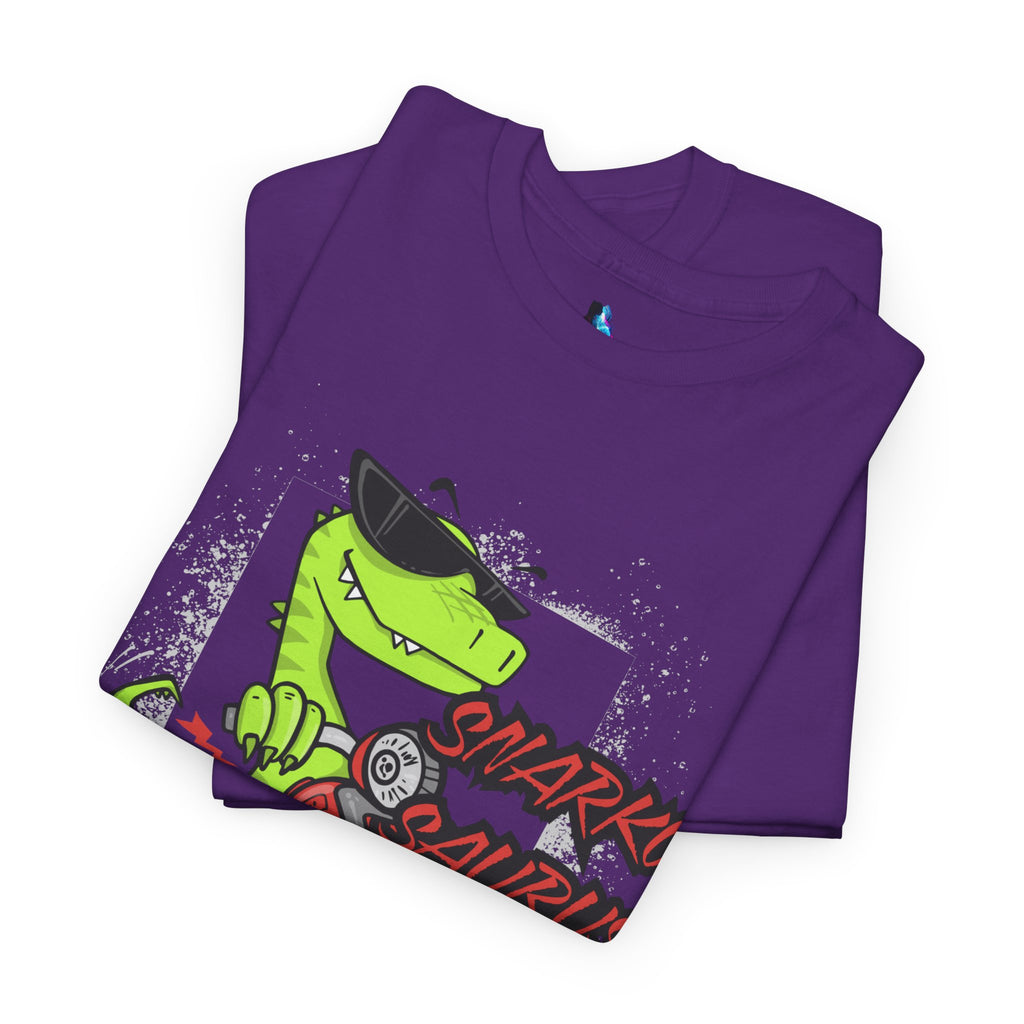 Snarkosaurus Cool Graphic Tee for Dinosaur Lovers | Unisex Heavy Cotton Tee
