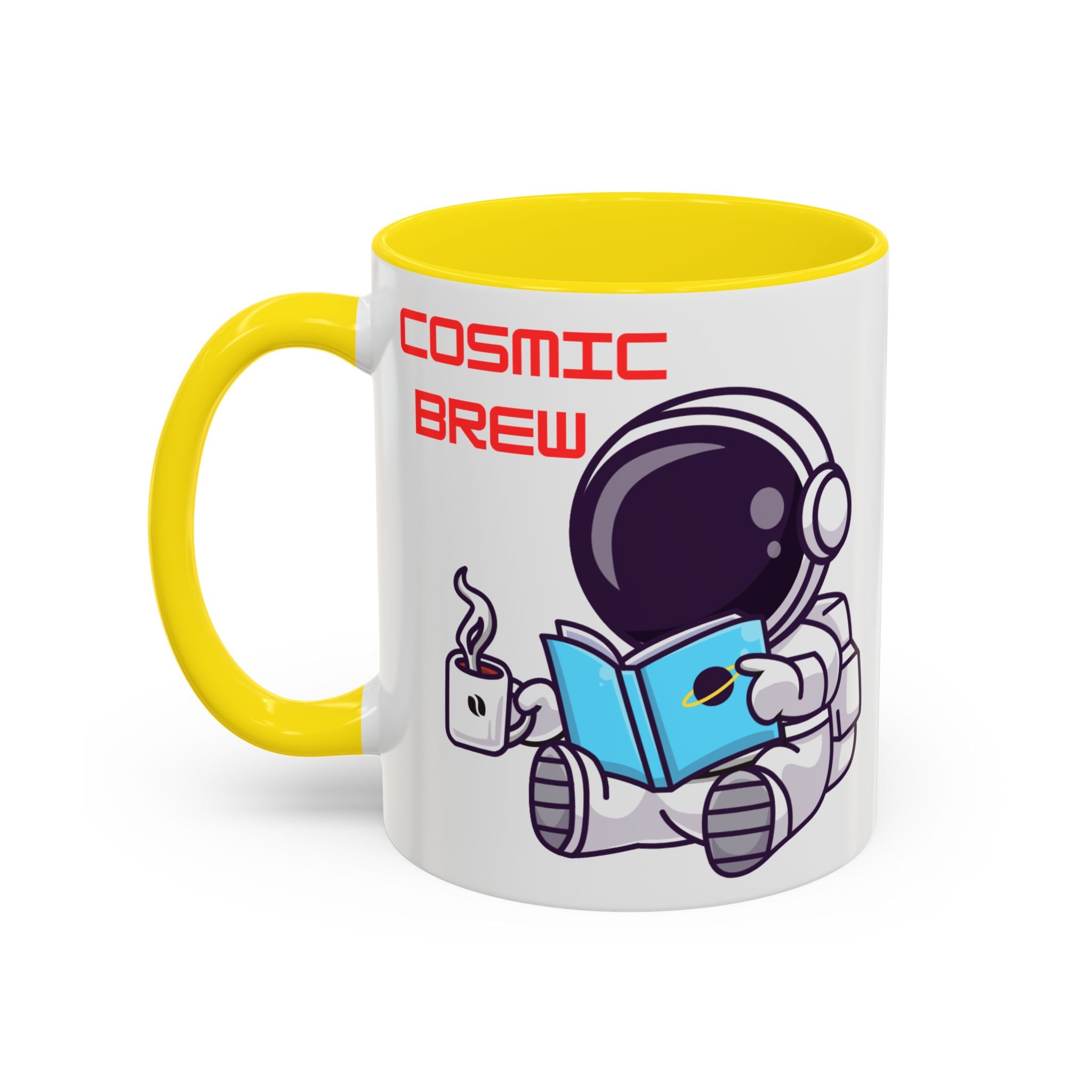 Cosmic Brew Astronaut Coffee Mug | Accent Ceramic Mug
