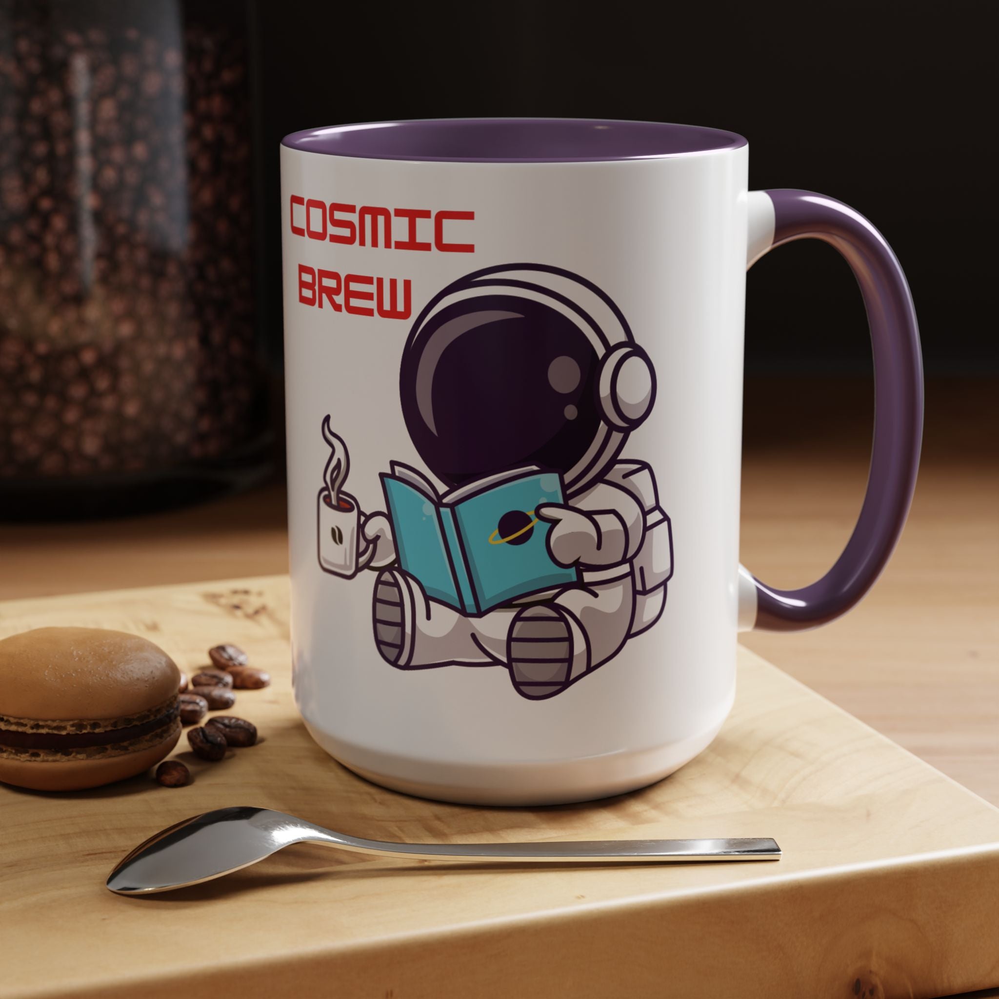 Cosmic Brew Astronaut Coffee Mug | Accent Ceramic Mug