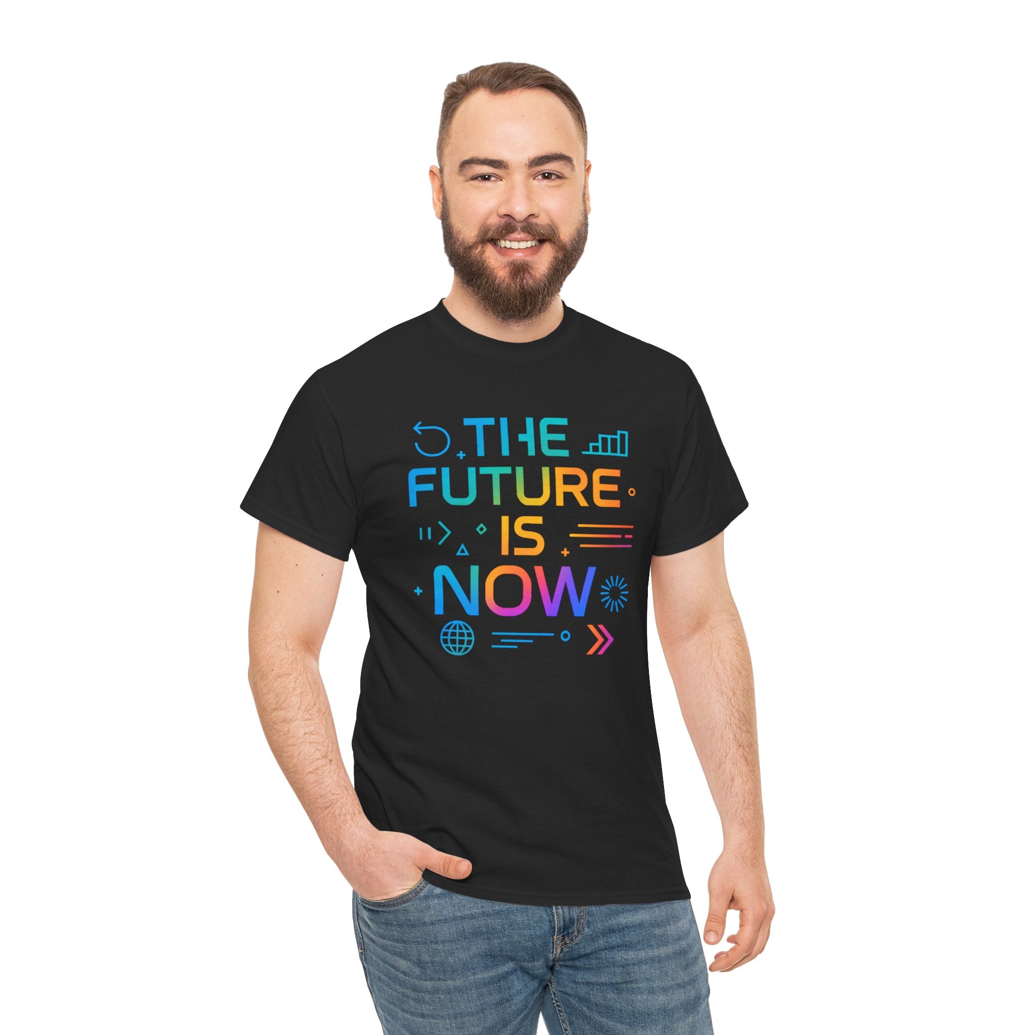 The Future Is Now T-Shirt — Inspirational Tech Graphic Tee