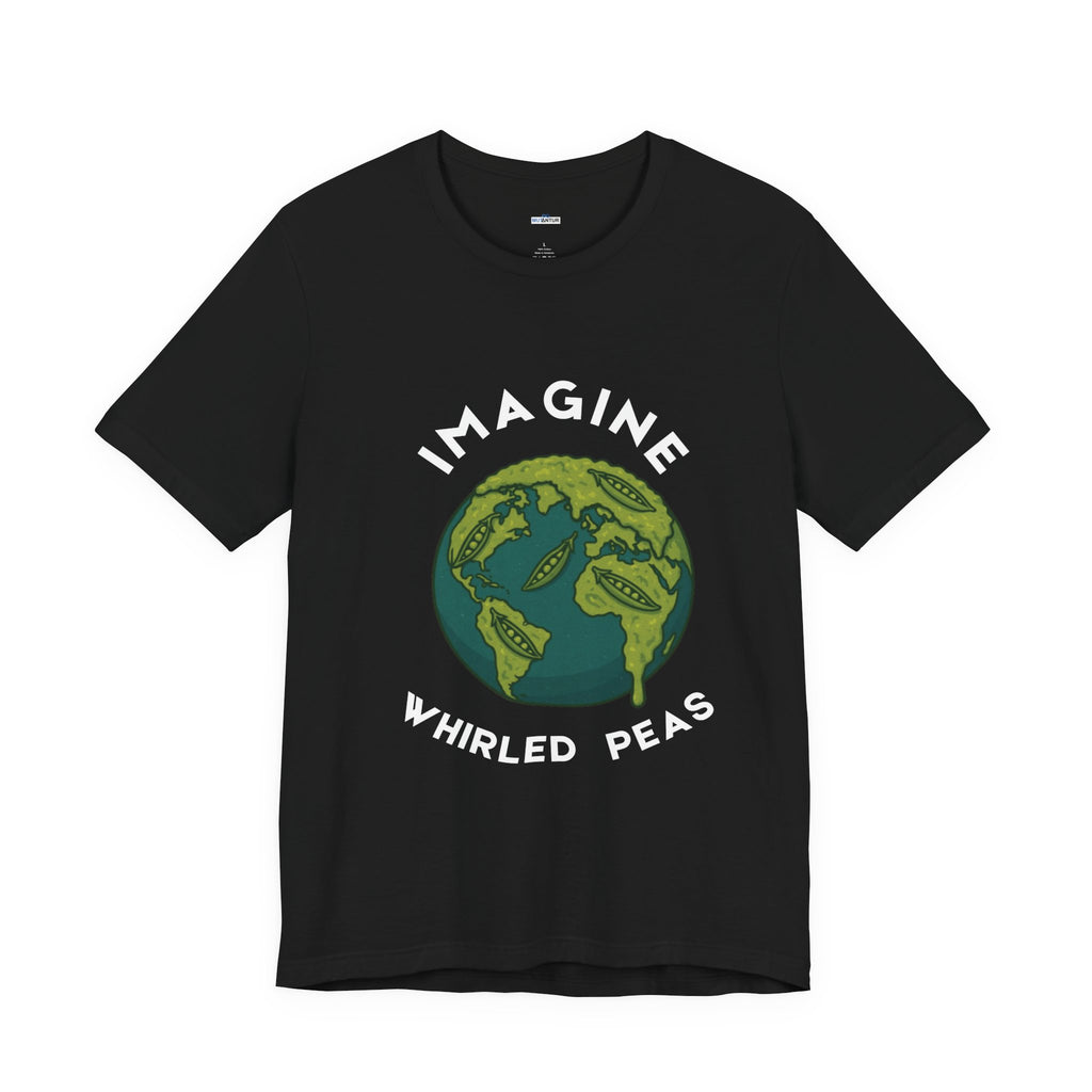 Imagine Whirled Peas Short Sleeve Tee, Eco-Friendly T-Shirt