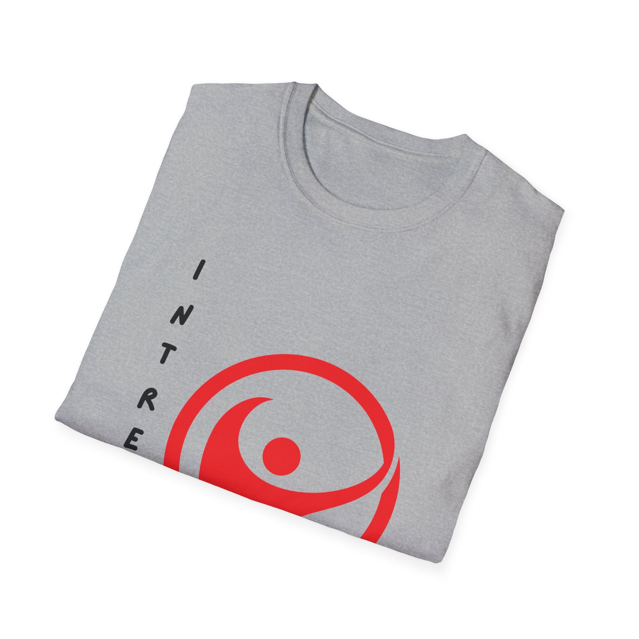 Intrepid Red Human Emblem T-Shirt | Empowerment Logo Tee