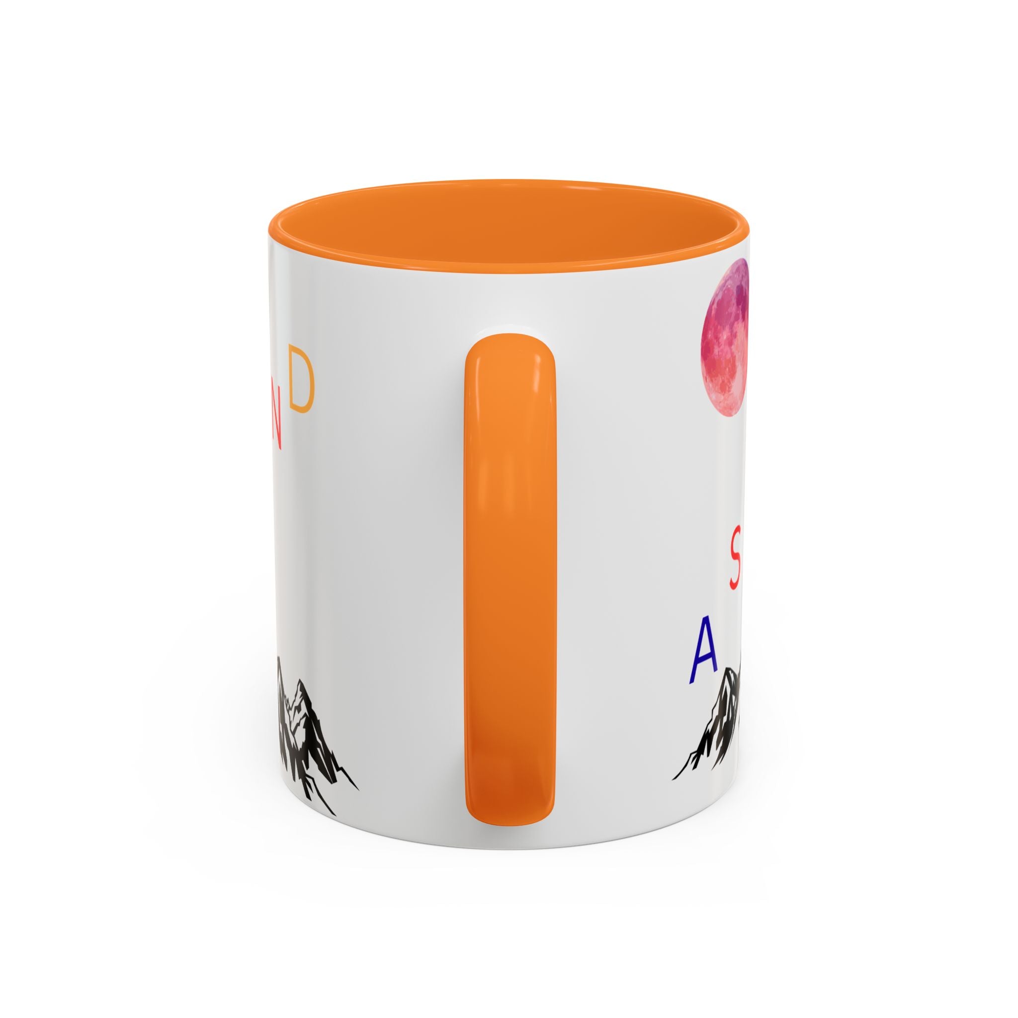 Ascend the Mountain Moon Ceramic Mug