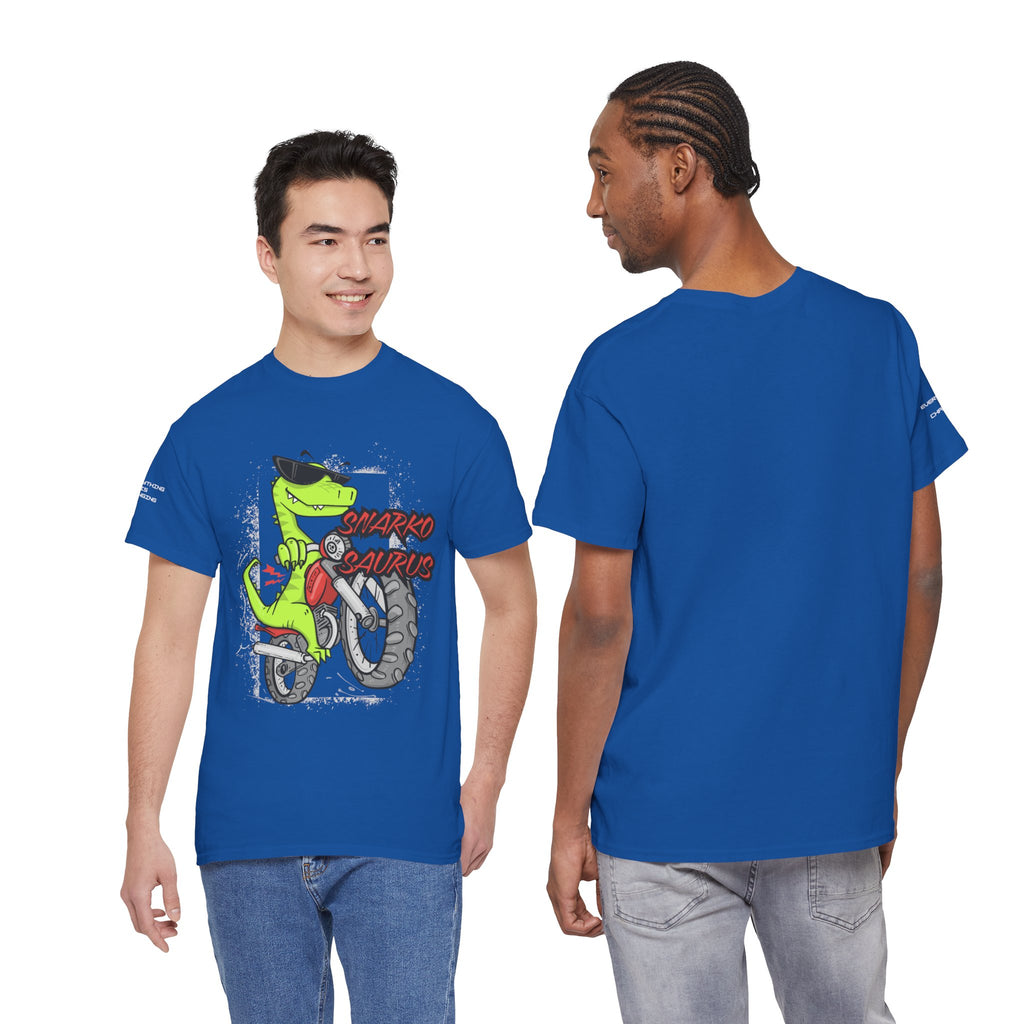 Snarkosaurus Cool Graphic Tee for Dinosaur Lovers | Unisex Heavy Cotton Tee