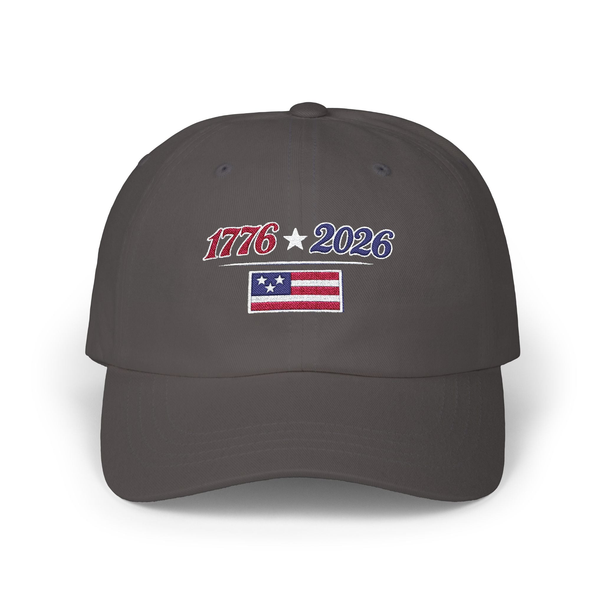 1776 2026 Flag Dad Cap Embroidered Patriotic Birthday Baseball Hat