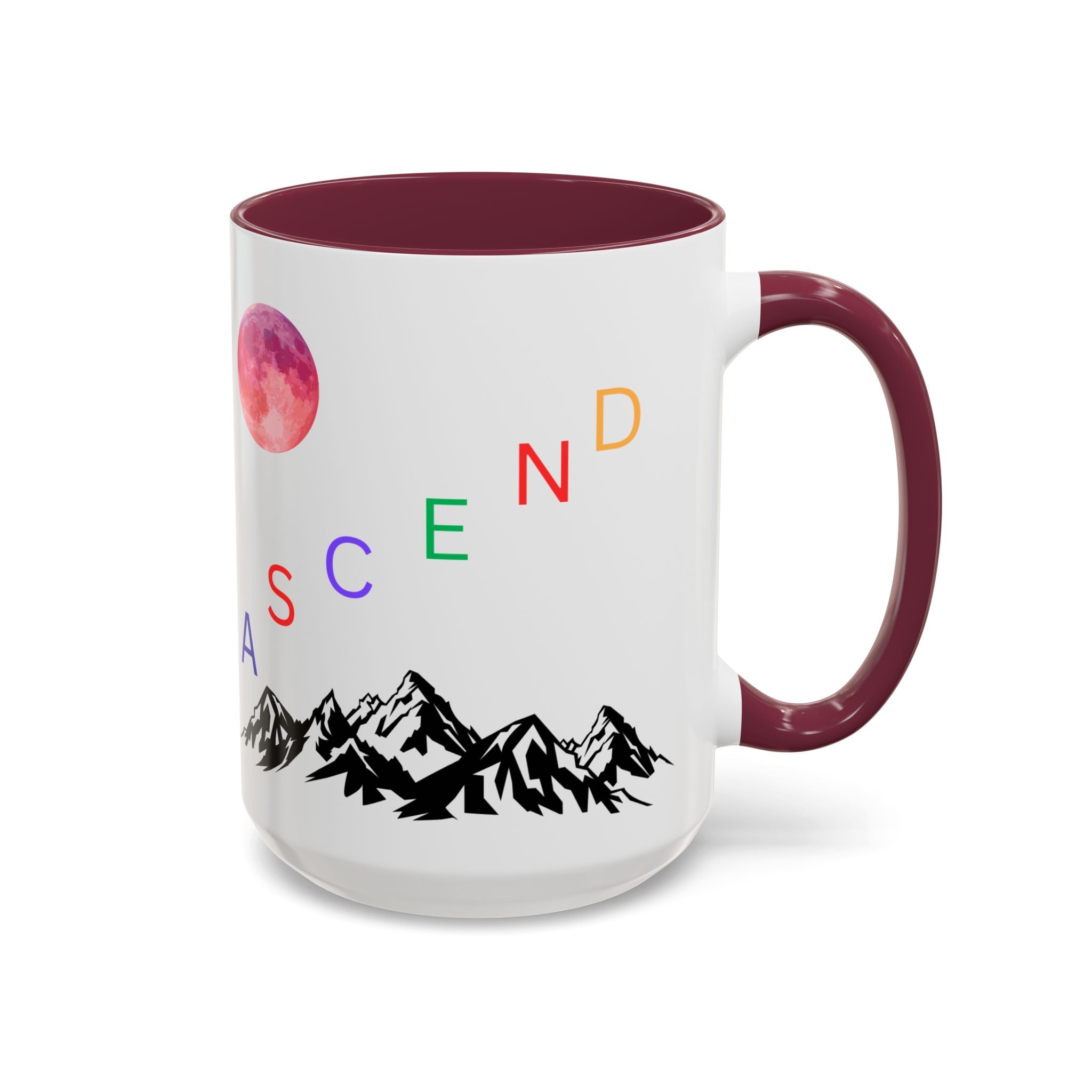 Ascend the Mountain Moon Ceramic Mug