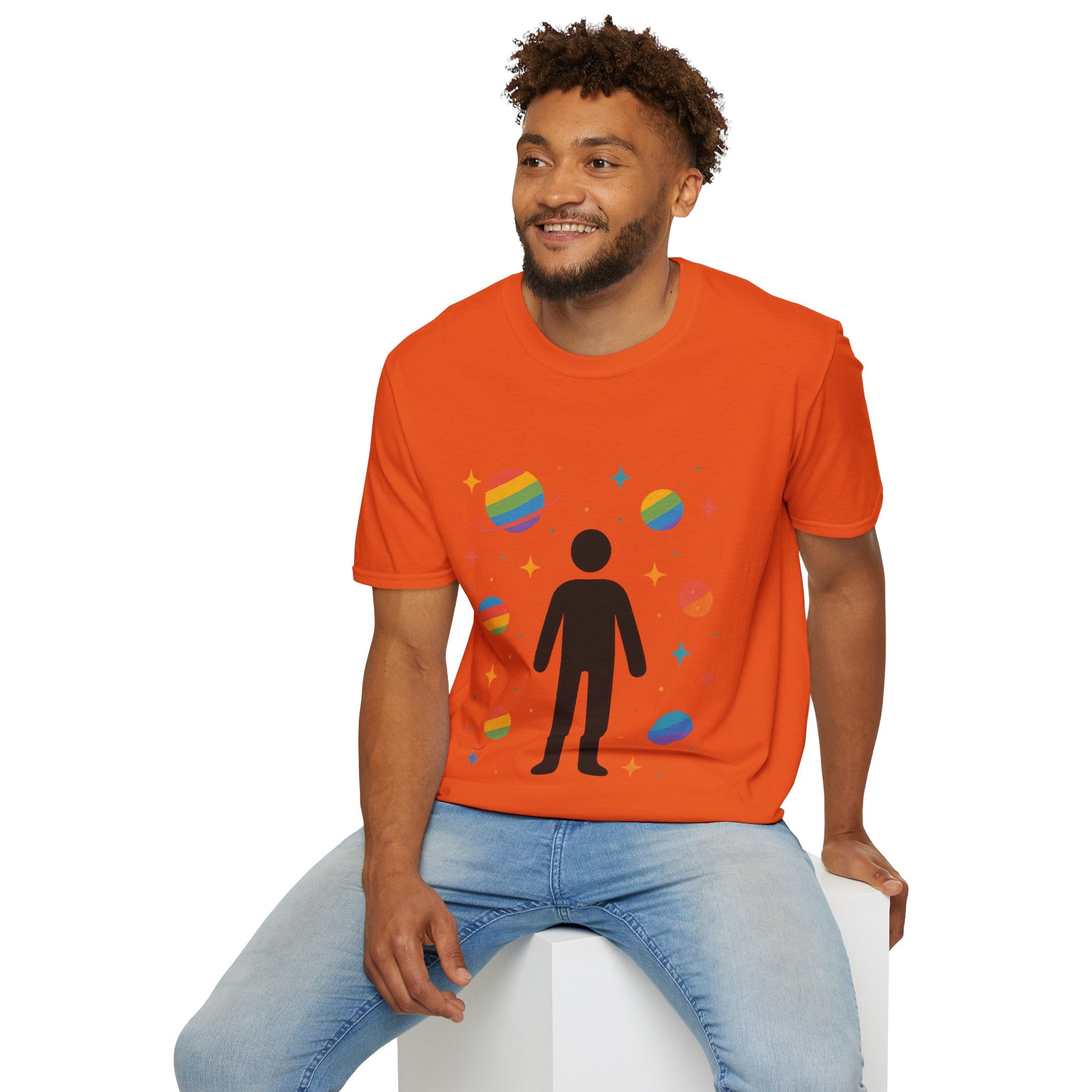 Cosmic Vibe Unisex T-Shirt - Space, Pride, Galaxy,
