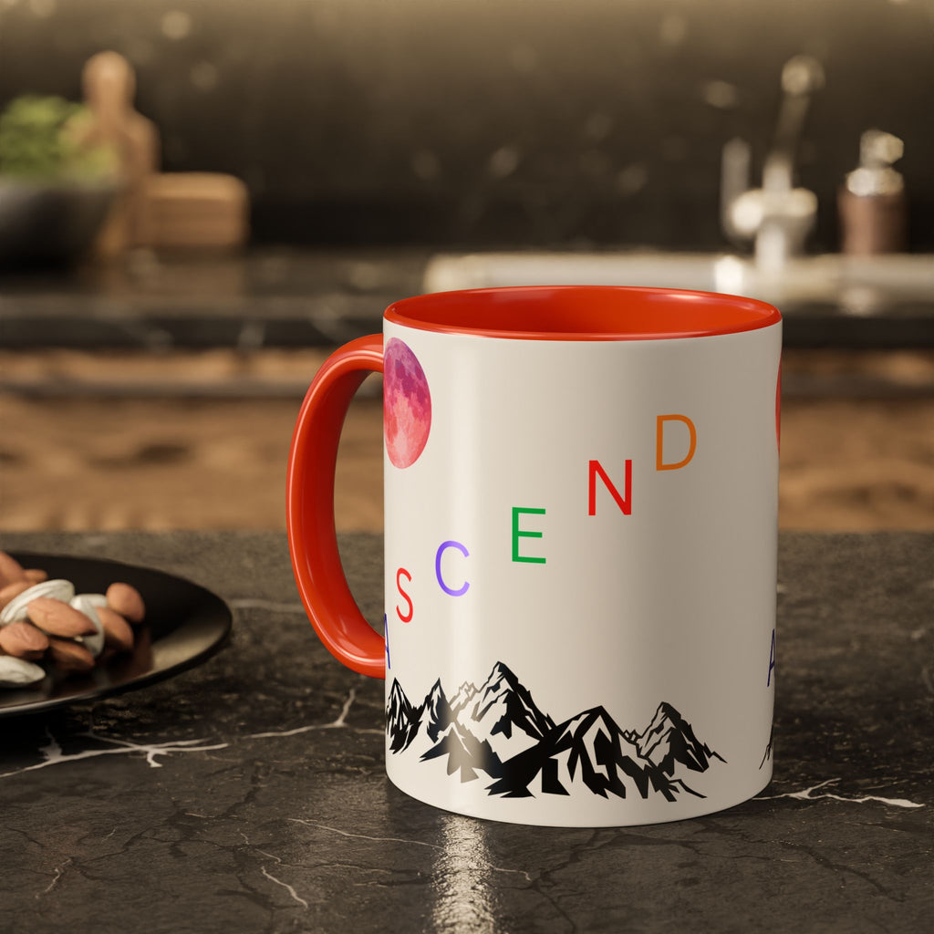 Ascend the Mountain Moon Ceramic Mug